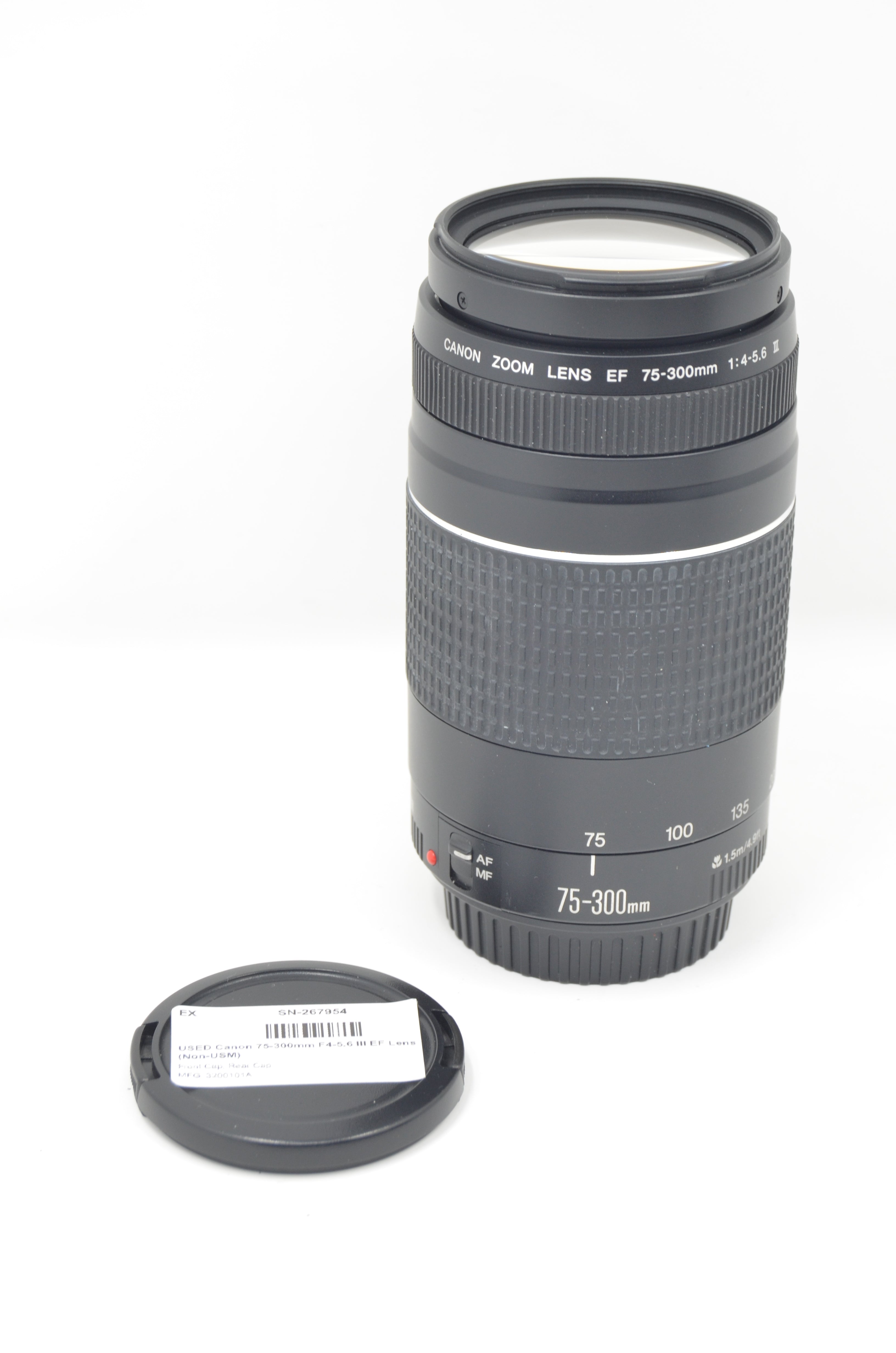 USED Canon 75-300mm F4-5.6 III EF Lens (Non-USM)