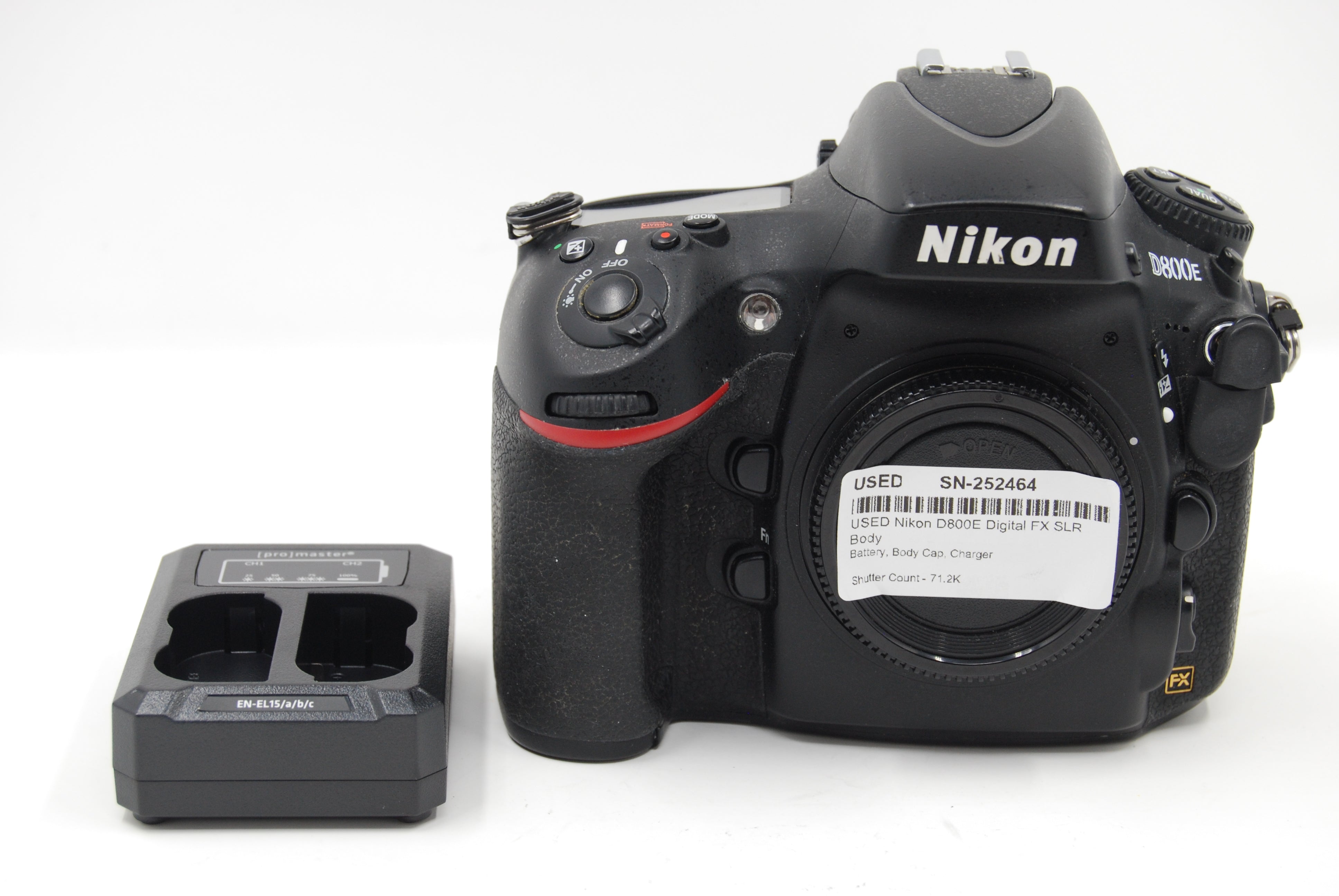 USED Nikon D800E Digital FX SLR Body
