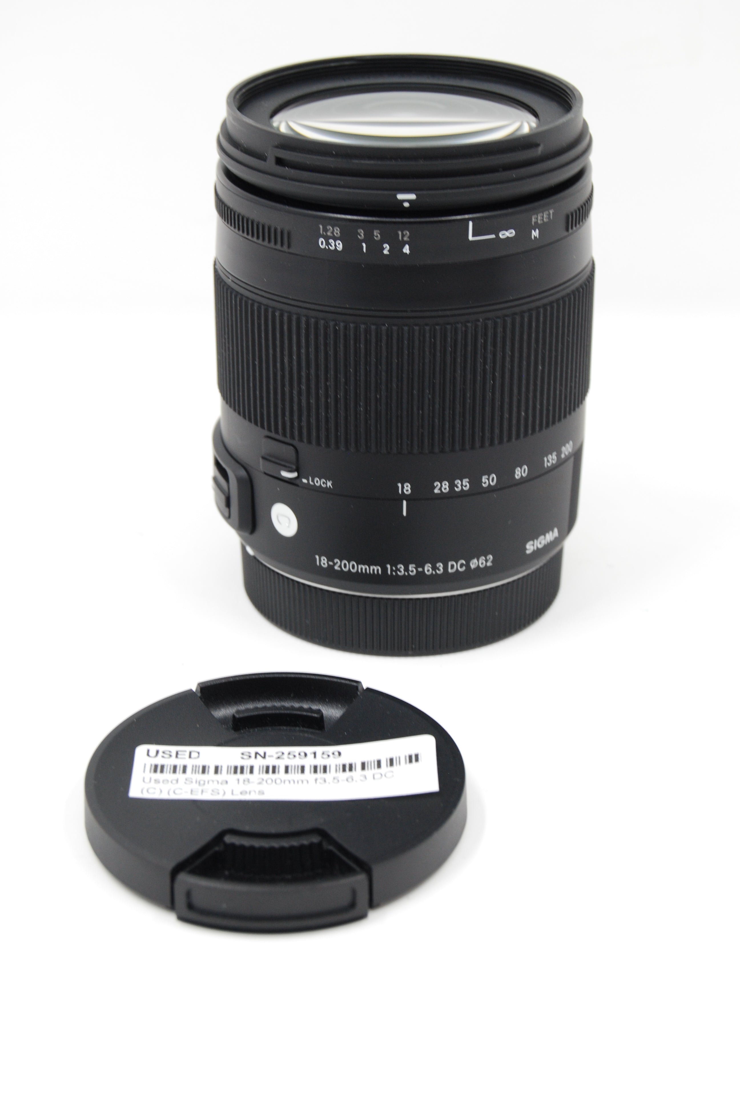 Used Sigma 18-200mm f3.5-6.3 DC (C) (C-EFS) Lens