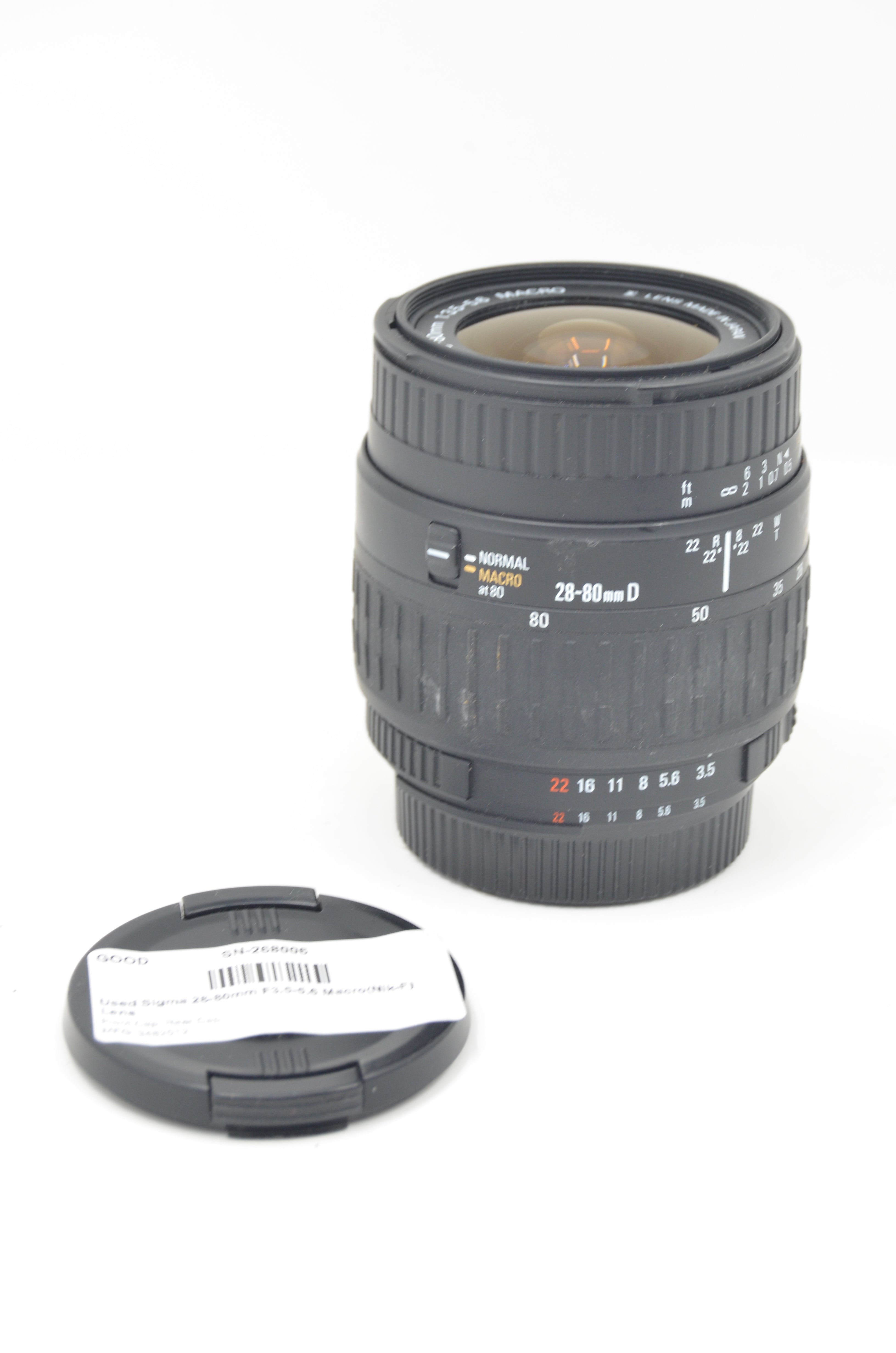 Used Sigma 28-80mm F3.5-5.6 Macro(Nik-F) Lens