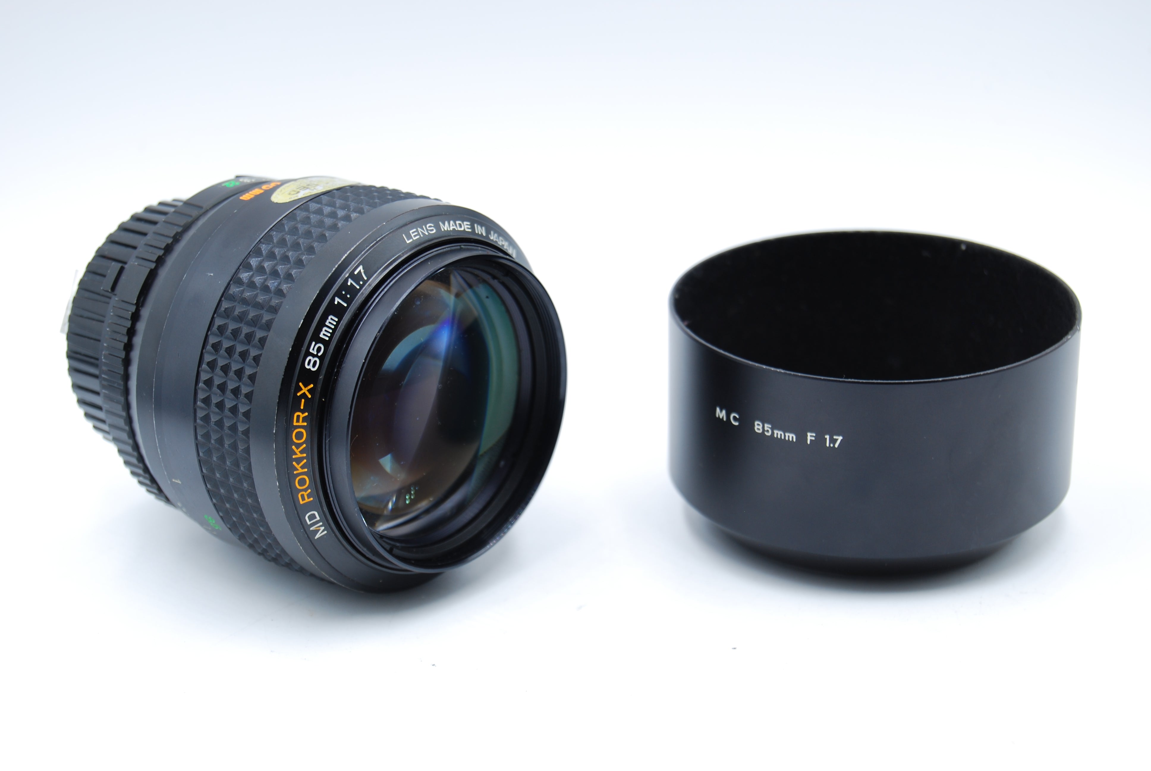 Used Minolta 85mm f1.7 MD Rokkor-X Lens