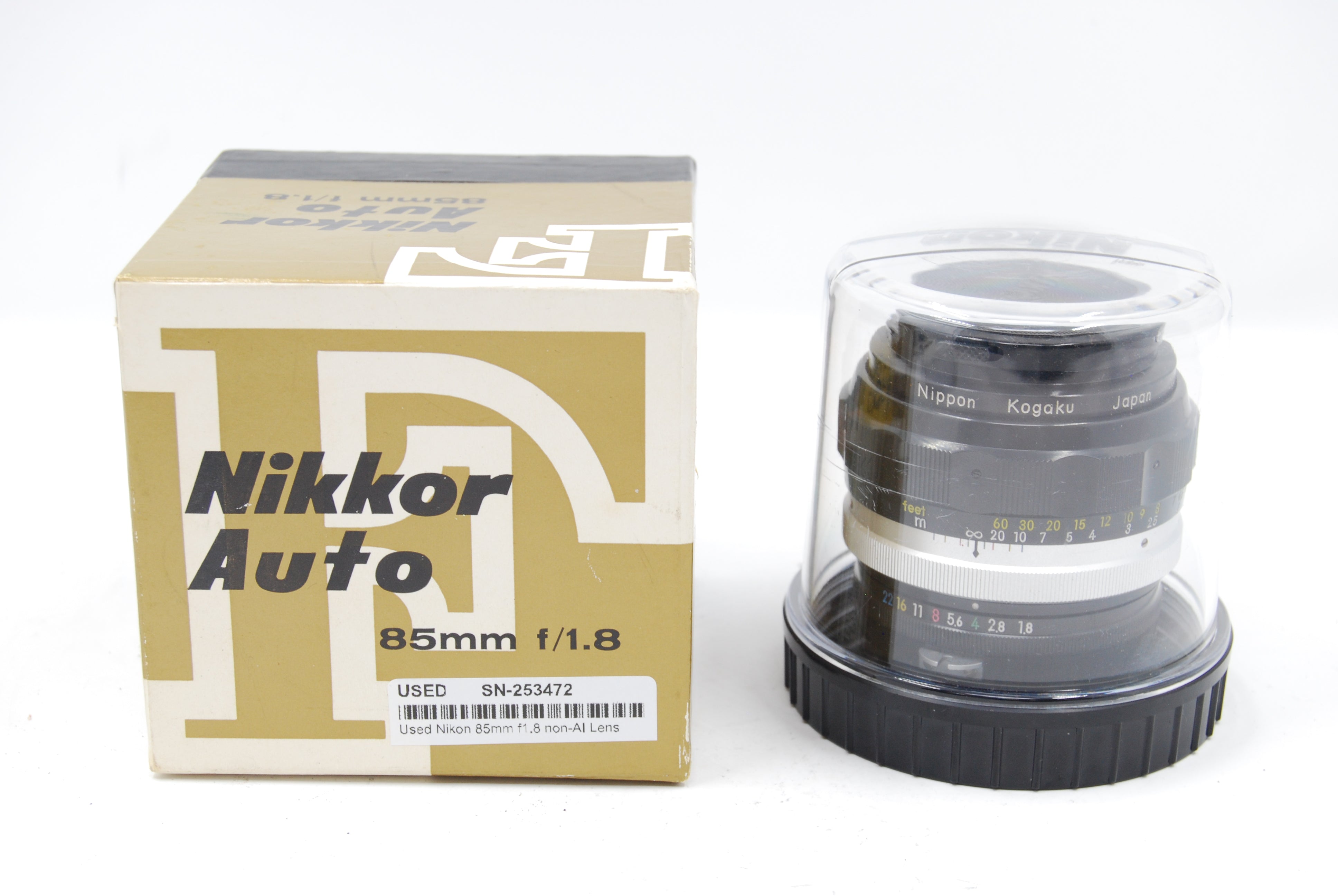 Used Nikon 85mm f1.8 non-AI Lens