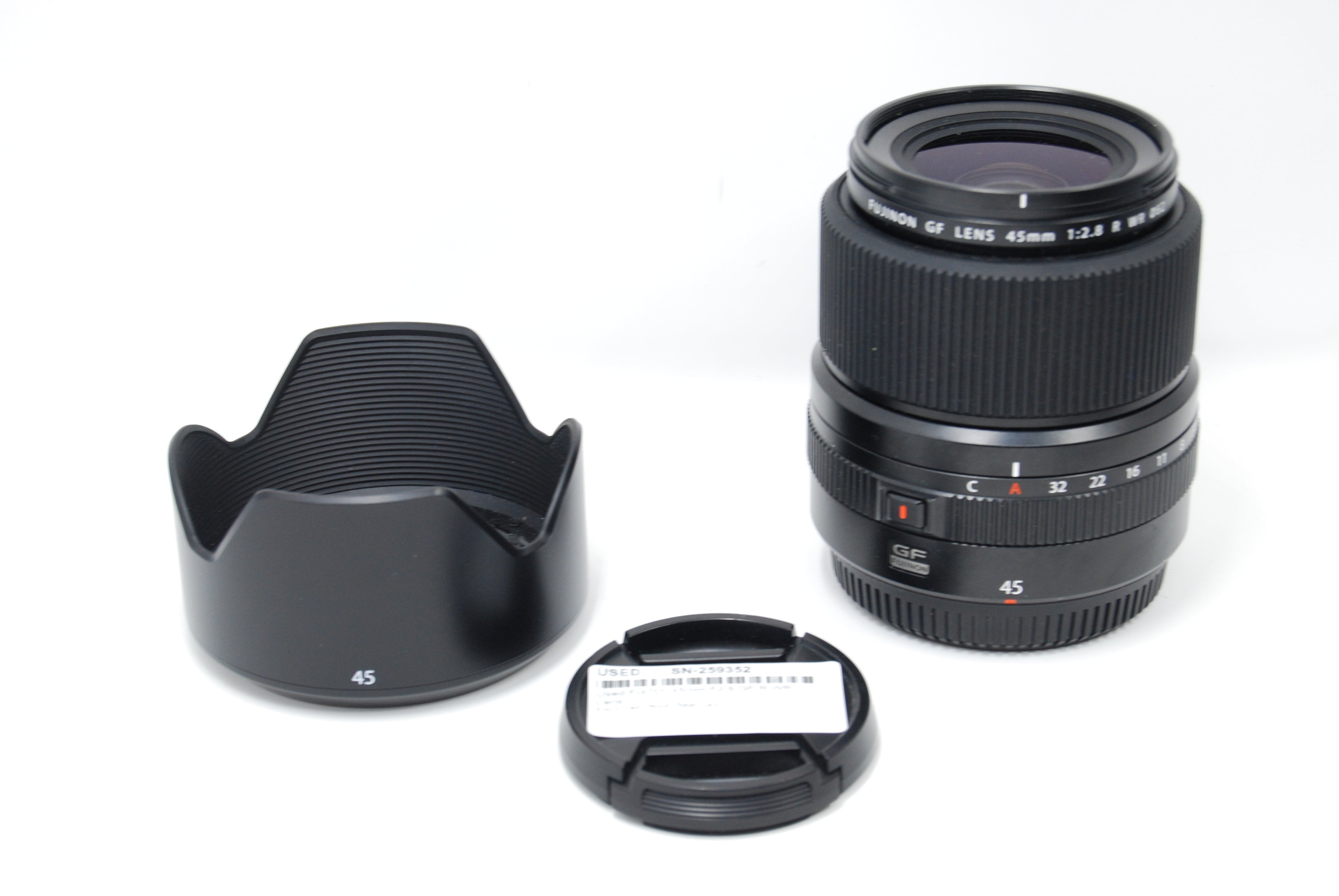 Used Fujifilm 45mm F2.8 GF R WR Lens