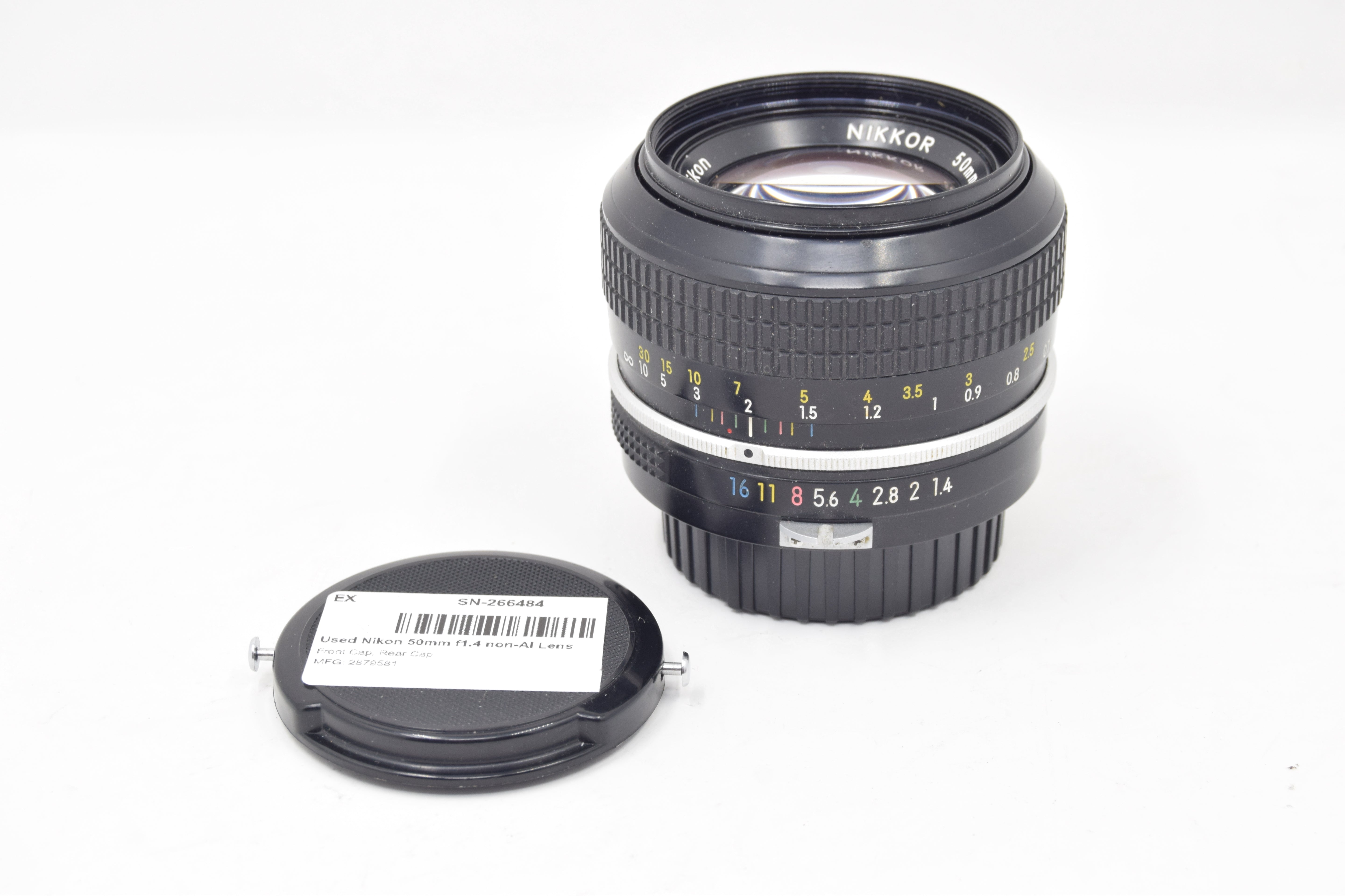 Used Nikon 50mm f1.4 non-AI Lens