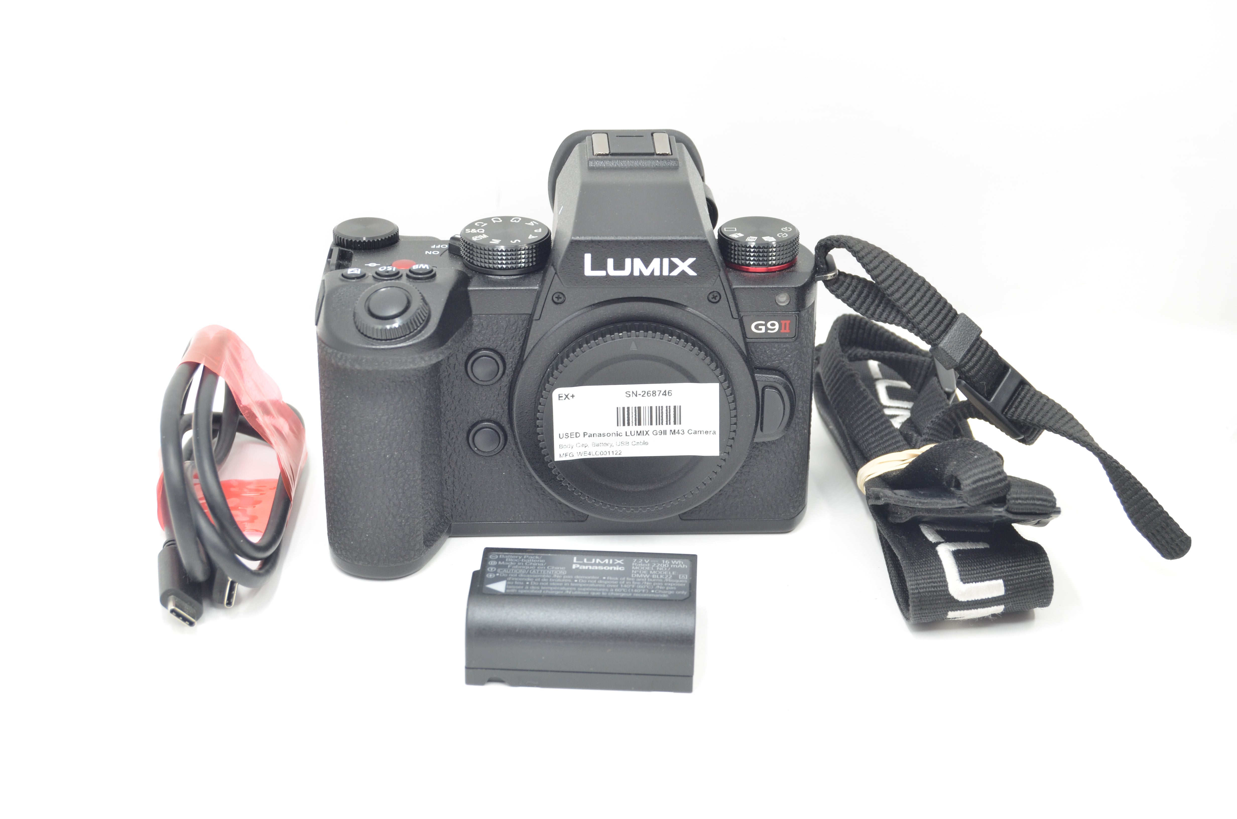 USED Panasonic LUMIX G9II M43 Camera
