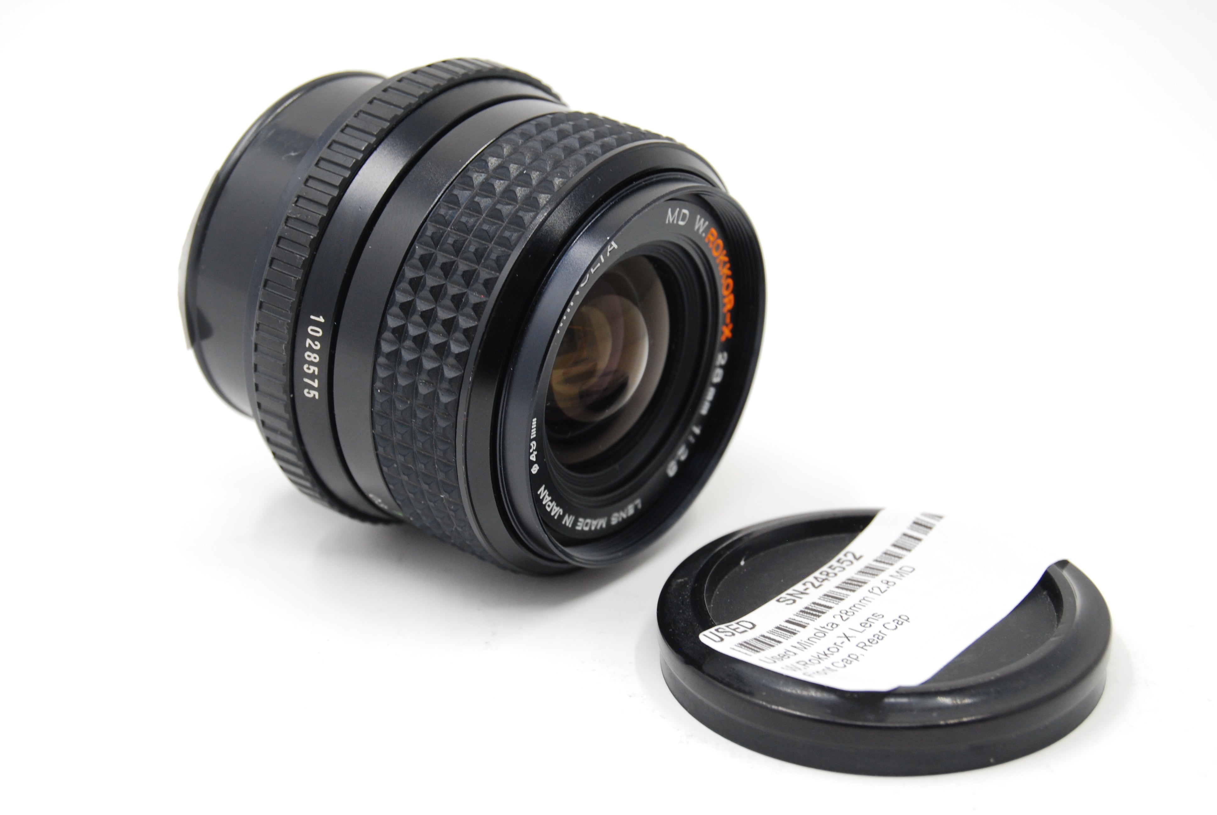 Used Minolta 28mm f2.8 MD W.Rokkor-X Lens