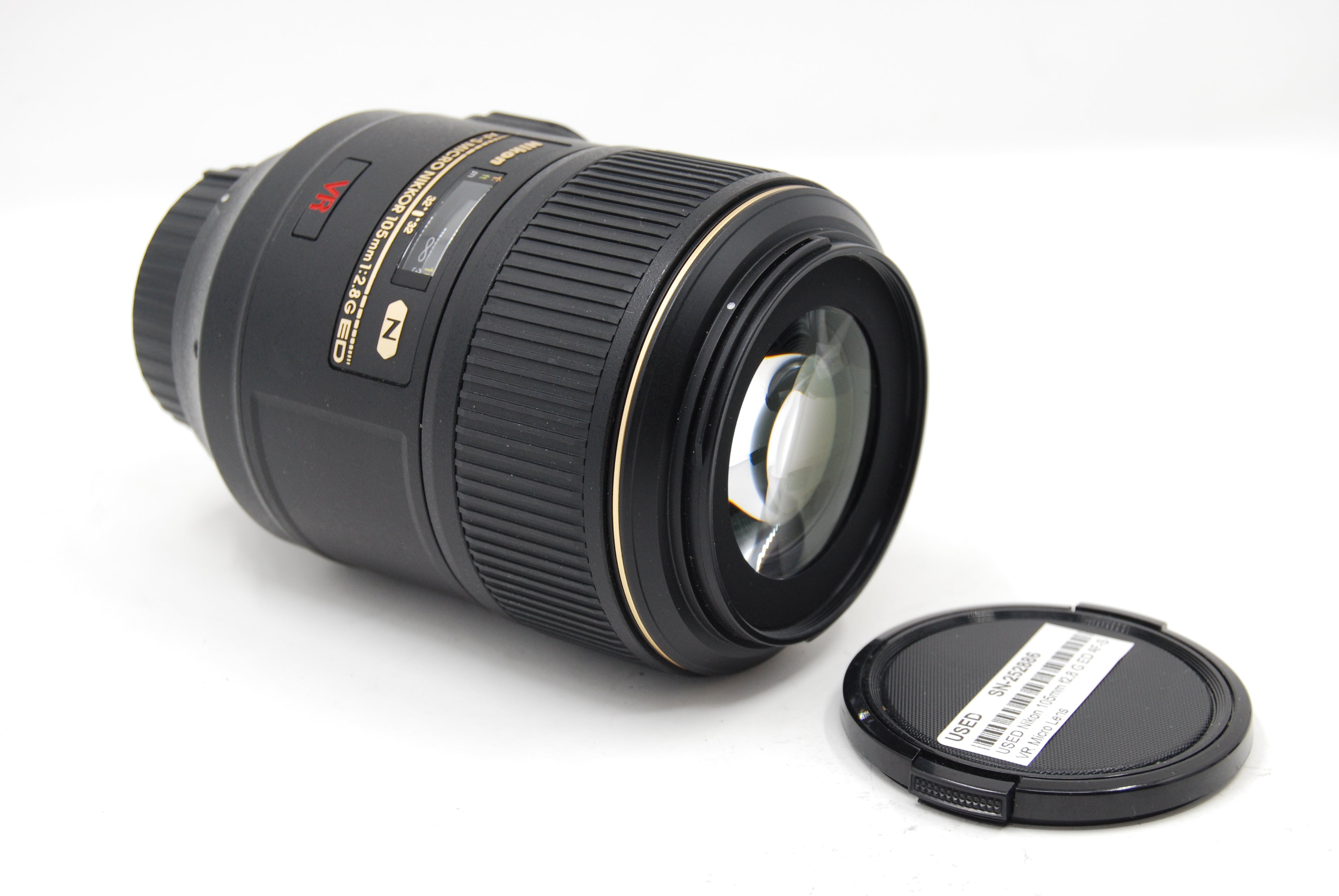 USED Nikon 105mm f2.8 G ED AF-S VR Micro Lens