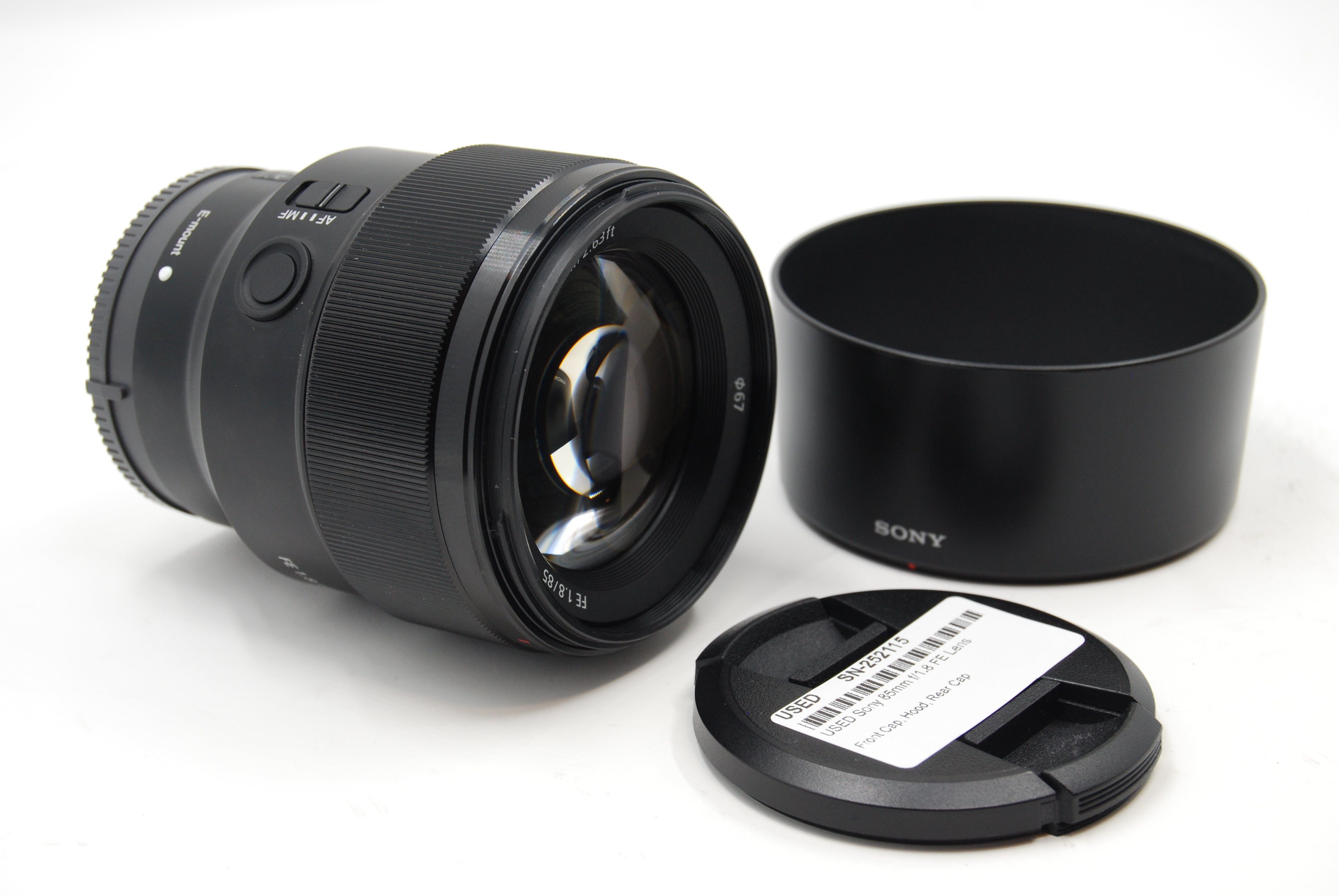 USED Sony 85mm f/1.8 FE Lens