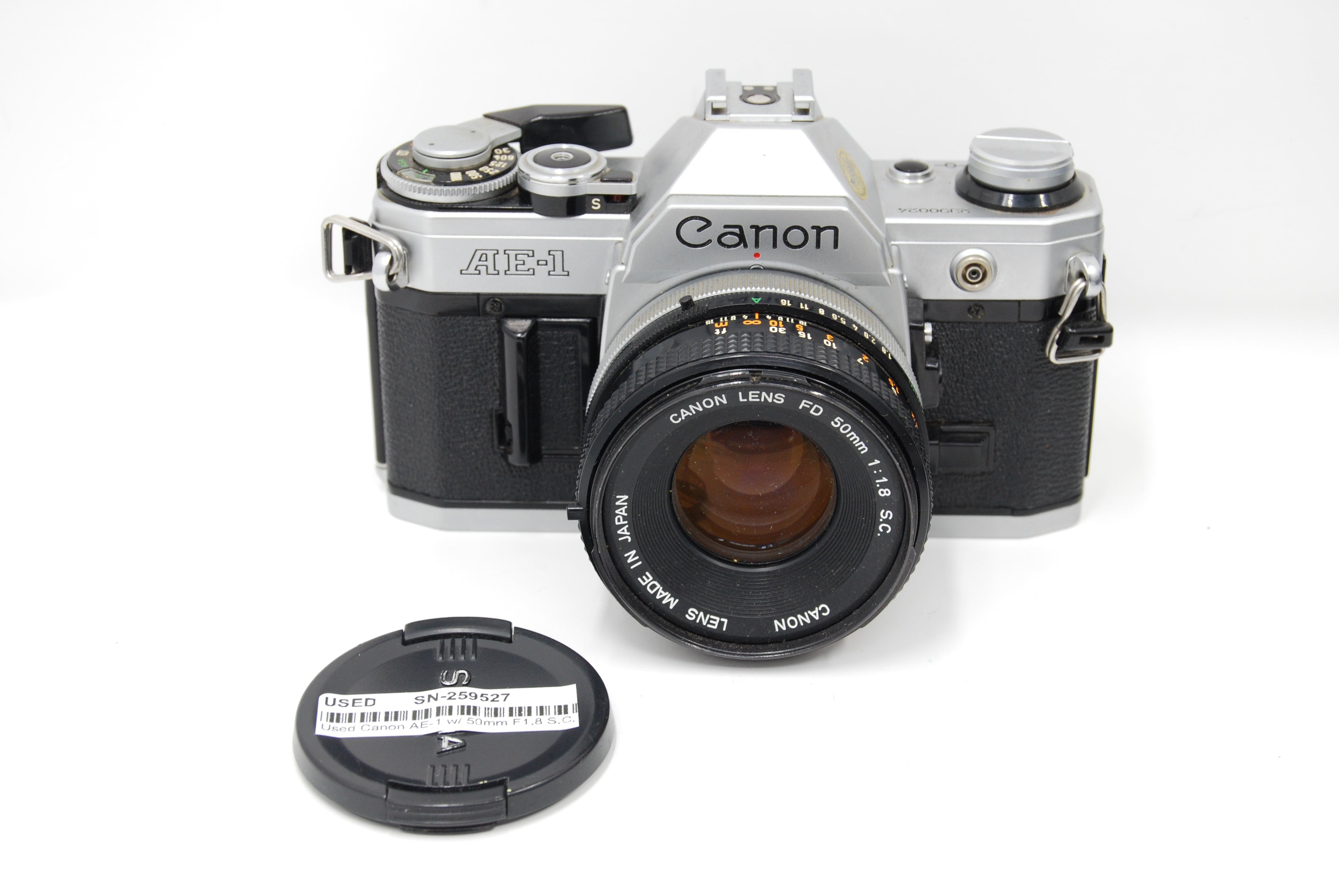 Used Canon AE-1 w/ 50mm F1.8 S.C.