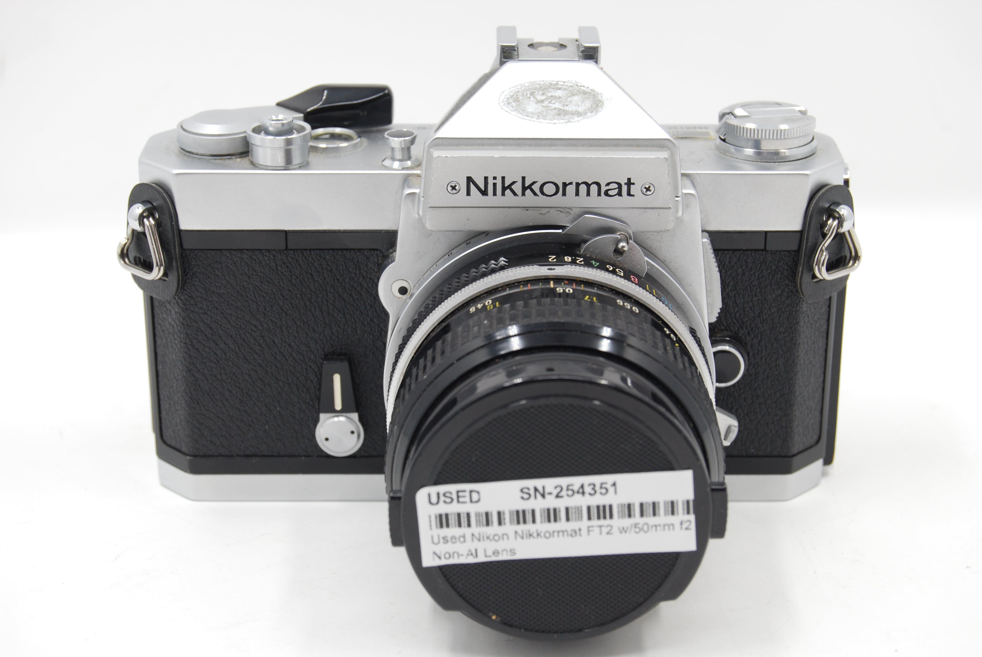 Used Nikon Nikkormat FT2 w/50mm f2 Non-AI Lens
