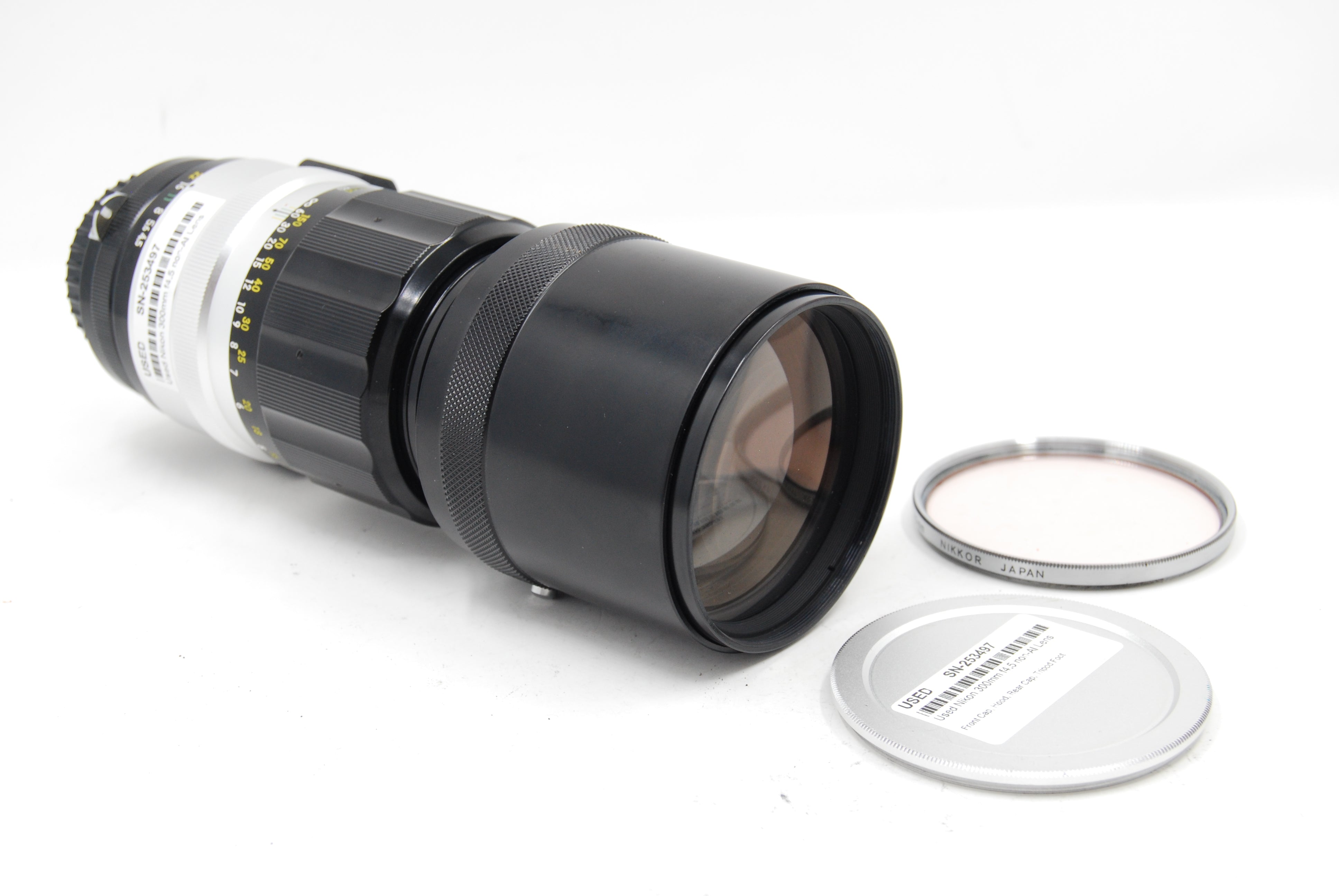 Used Nikon 300mm f4.5 non-AI Lens