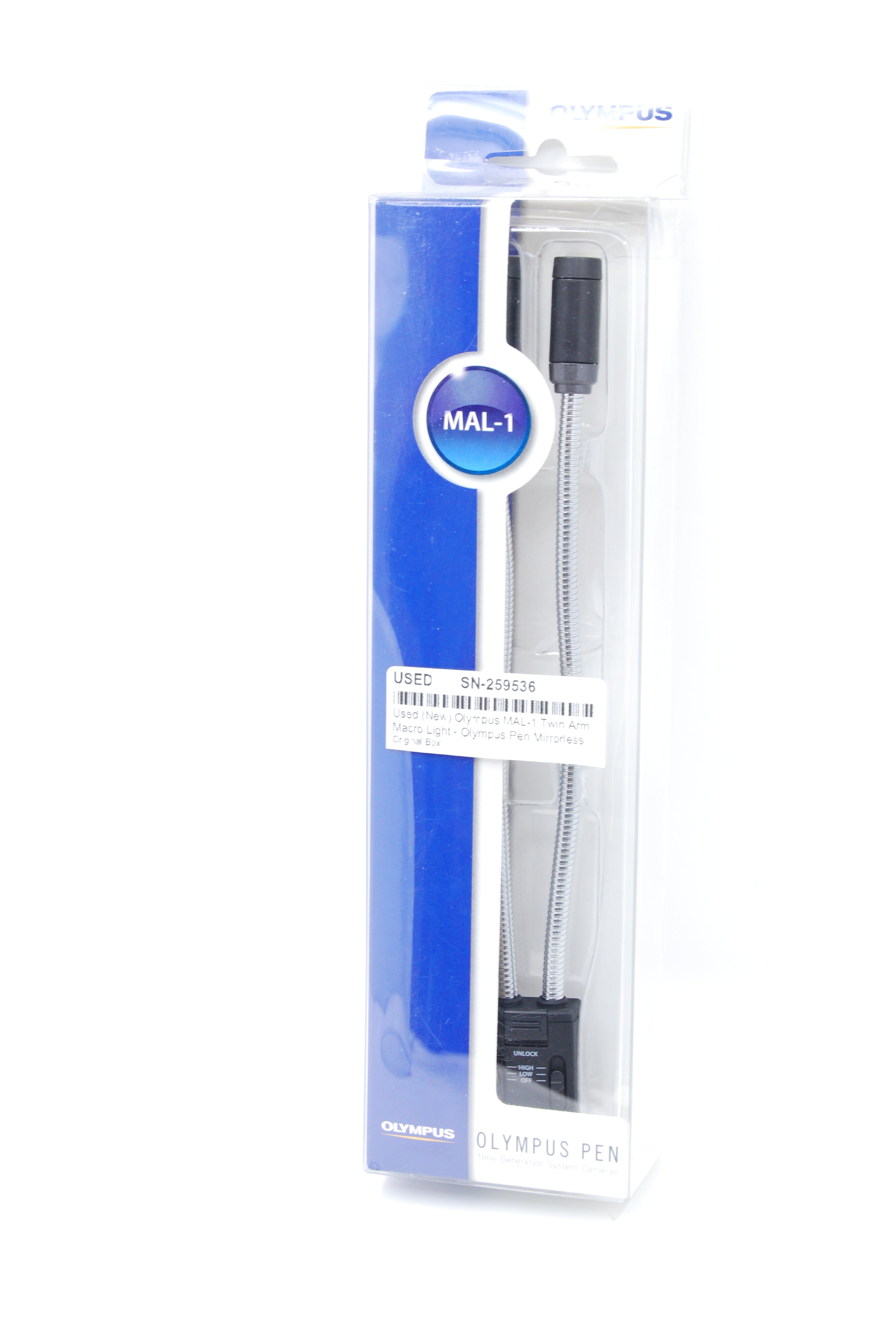 Used (New) Olympus MAL-1 Twin Arm Macro Light - Olympus Pen Mirrorless Cameras