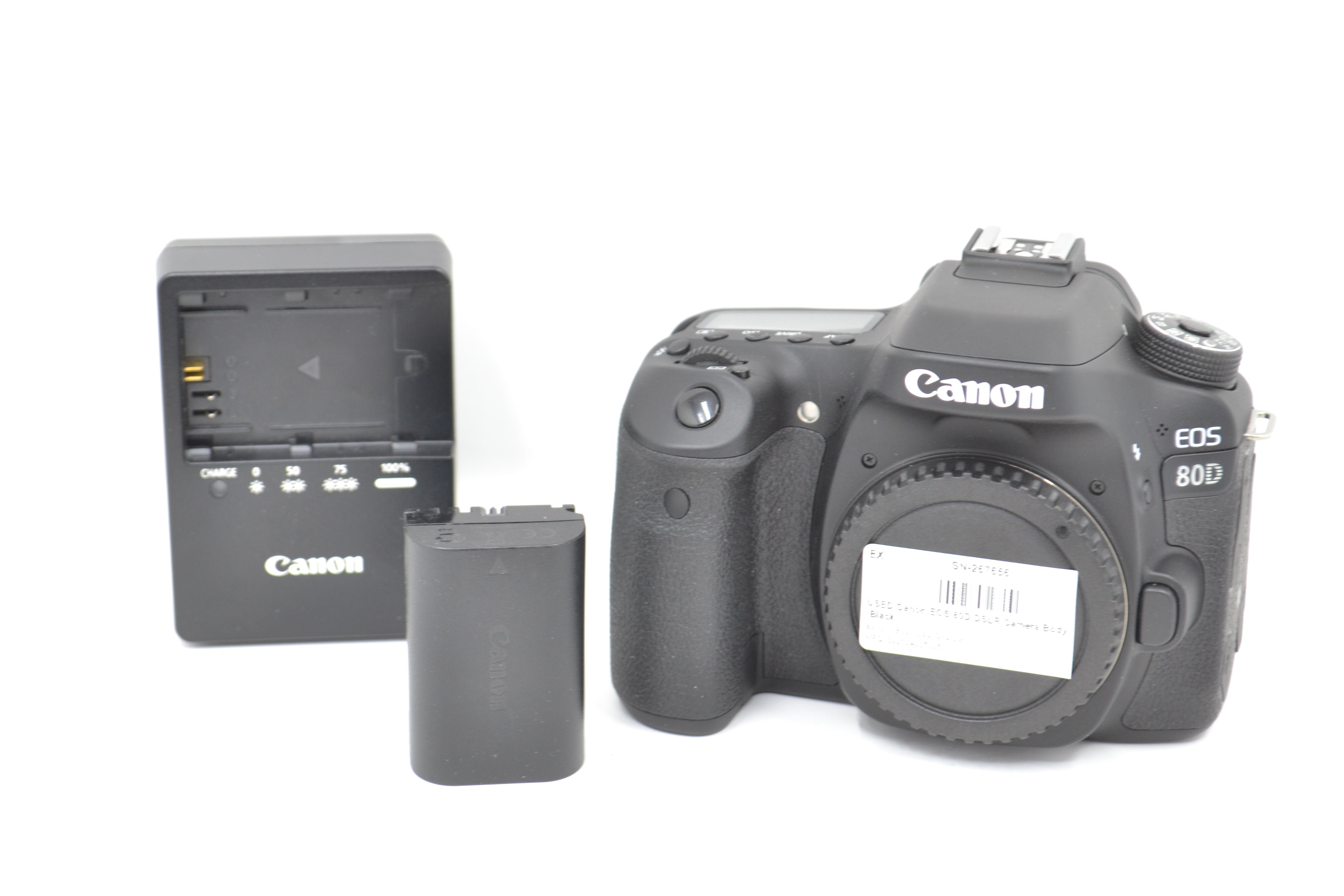 USED Canon EOS 80D DSLR Camera Body (Black)