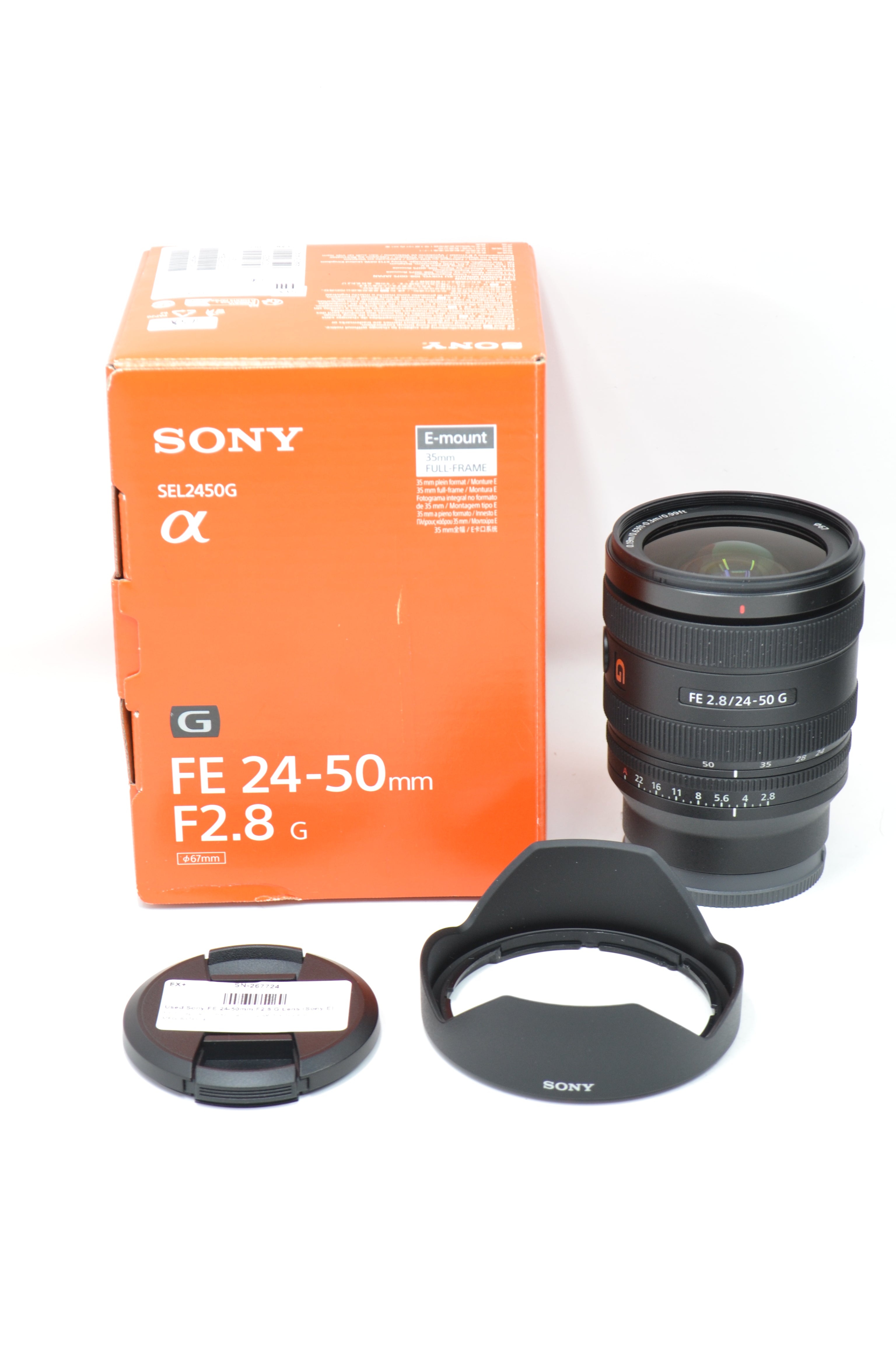 Used Sony FE 24-50mm F2.8 G Lens (Sony E)