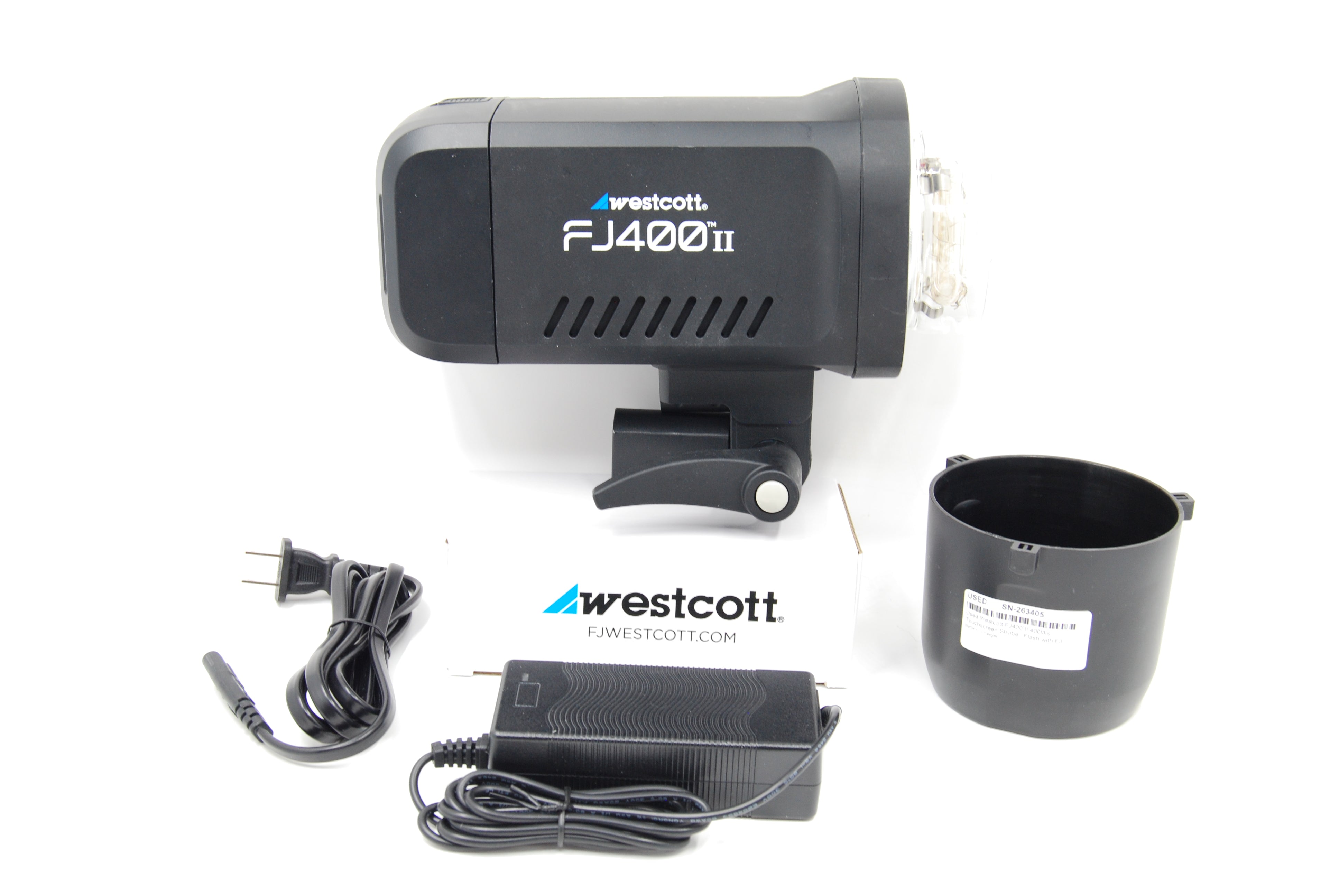 Used Westcott FJ400 II 400Ws Touchscreen Strobe / Flash with FJ Pro AC/DC Battery