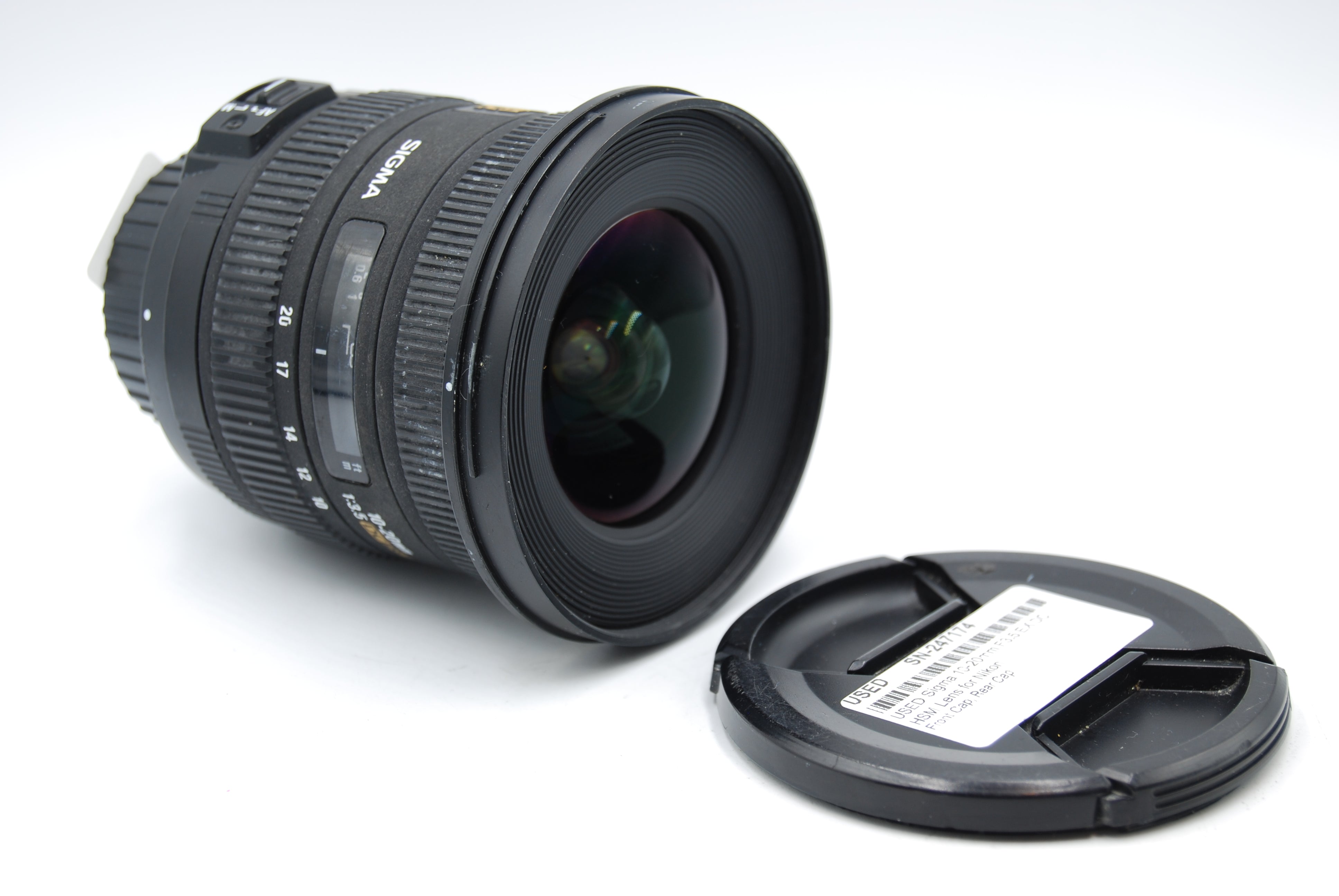USED Sigma 10-20mm F3.5 EX DC HSM Lens for Nikon