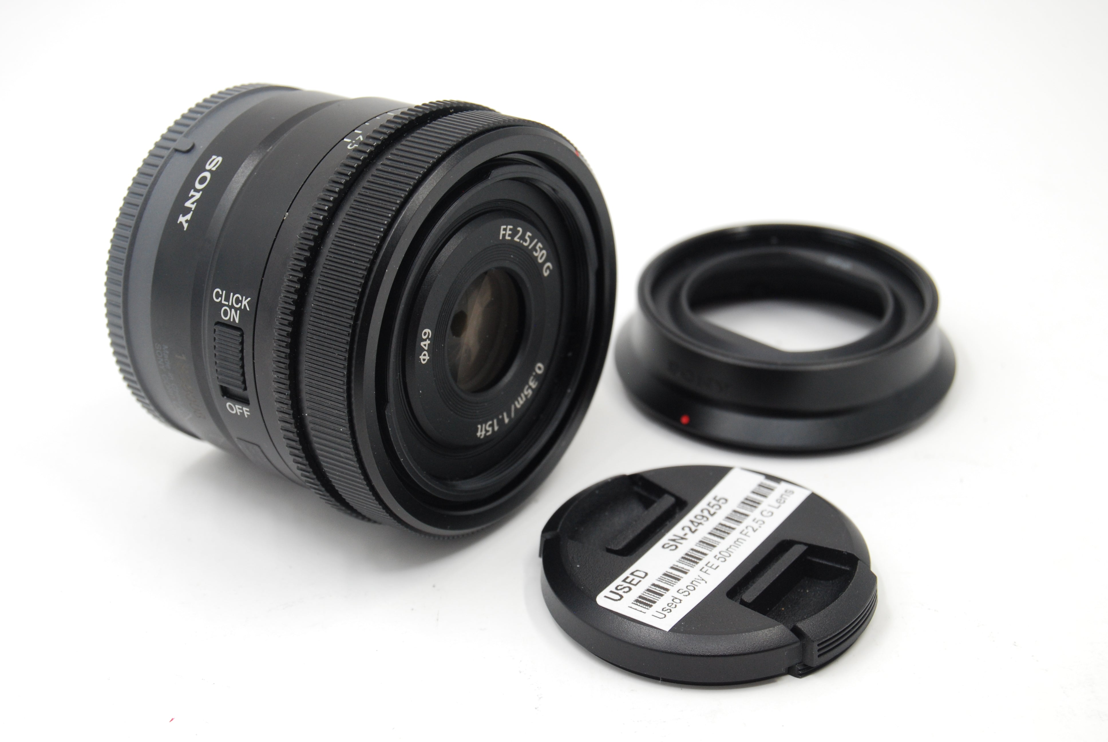 Used Sony FE 50mm F2.5 G Lens