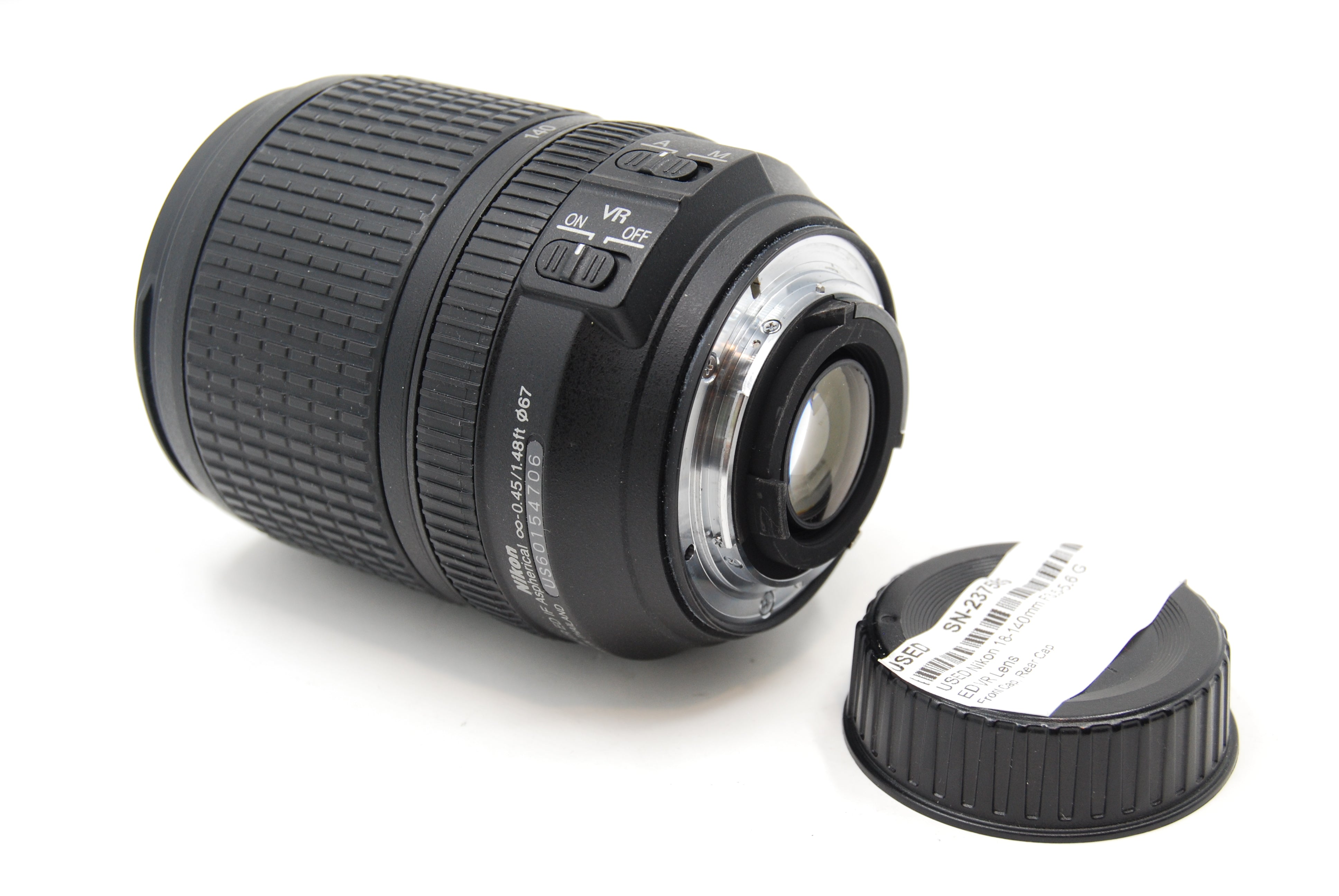 USED Nikon 18-140mm F3.5-5.6 G ED VR Lens