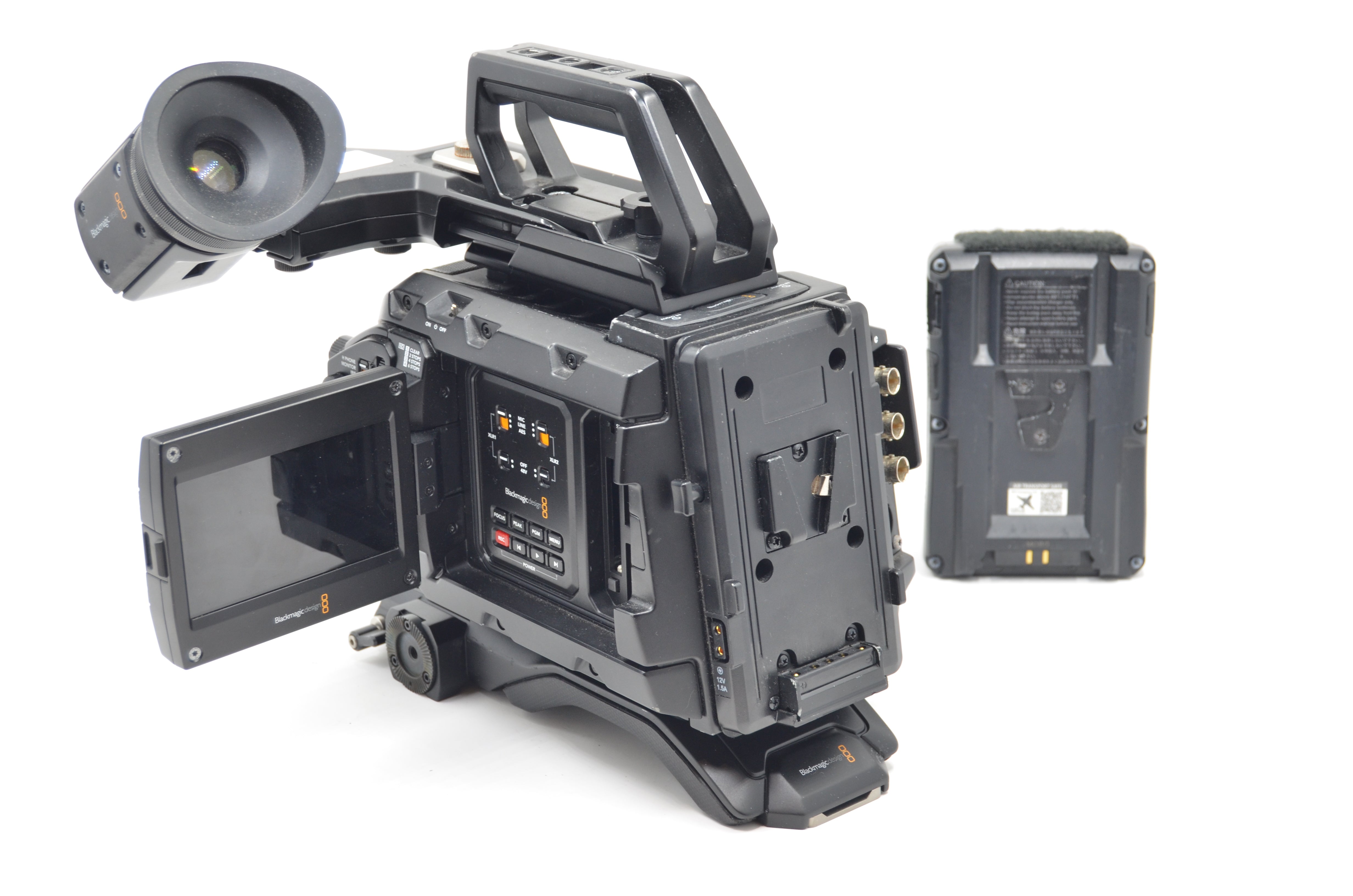 USED Blackmagic Ursa 4.6K Pro G2 w/ Ursa Viewfinder + Shoulder Kit