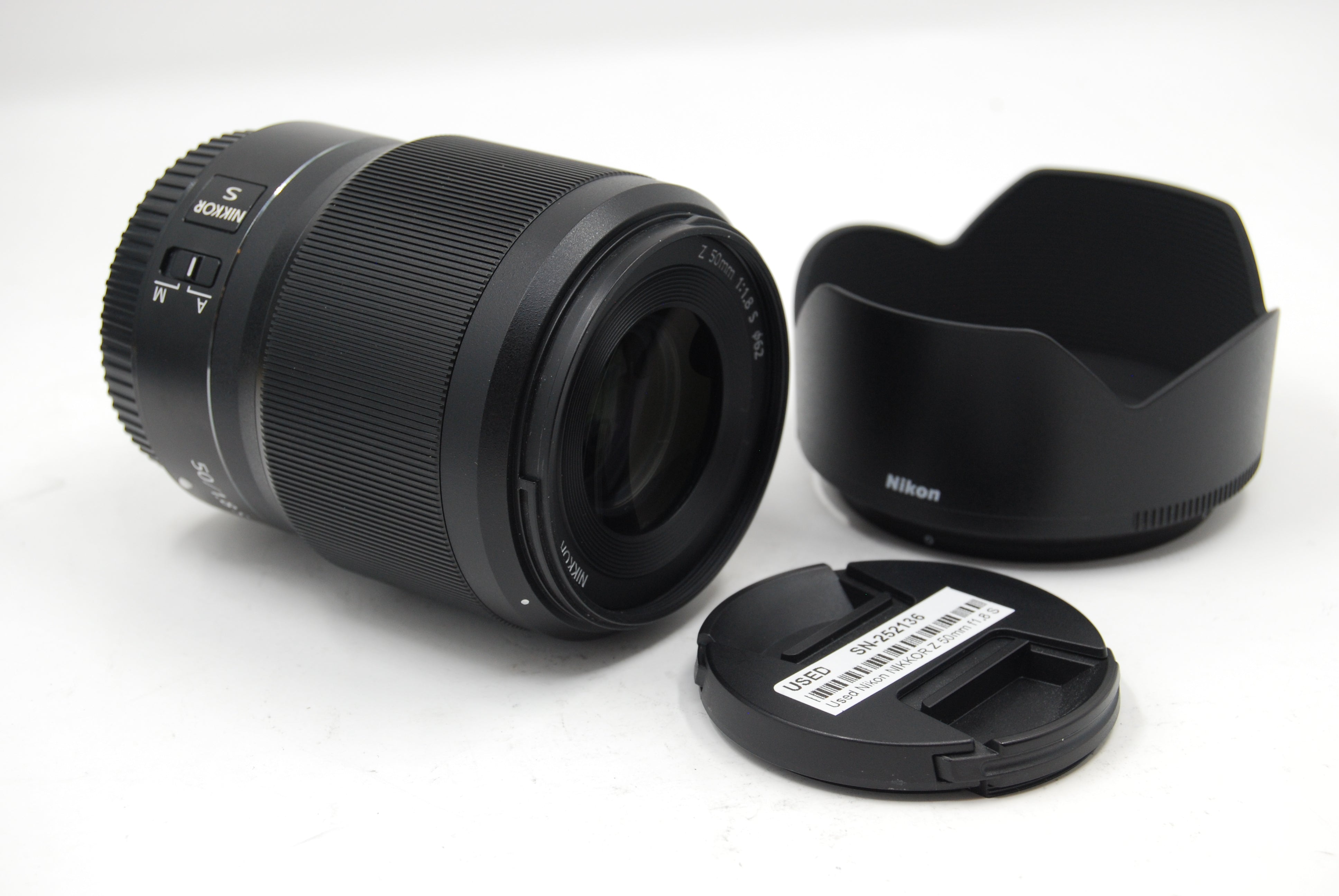 Used Nikon NIKKOR Z 50mm f1.8 S Lens