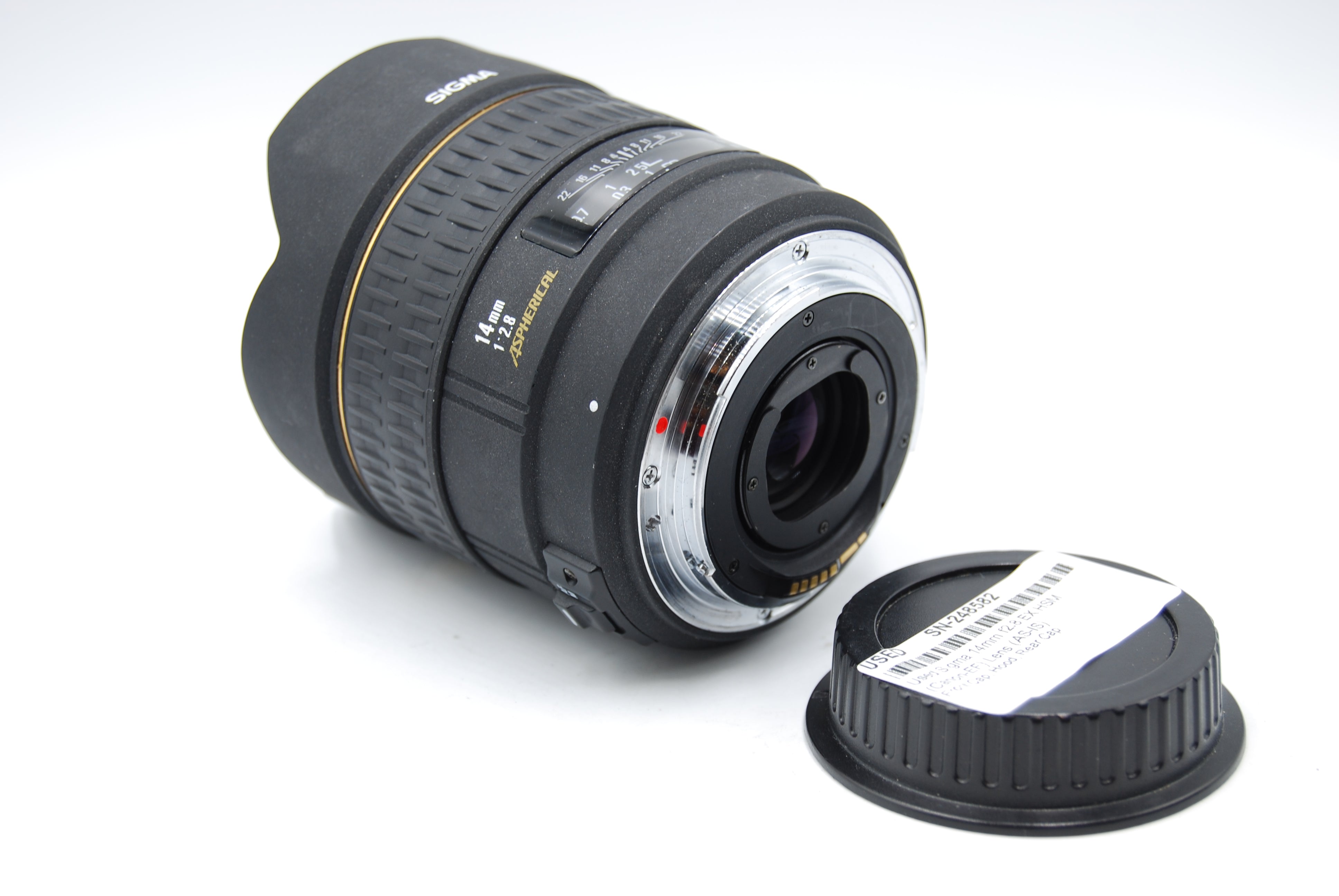 Used Sigma 14mm f2.8 EX HSM (Canon-EF) Lens (AS-IS)