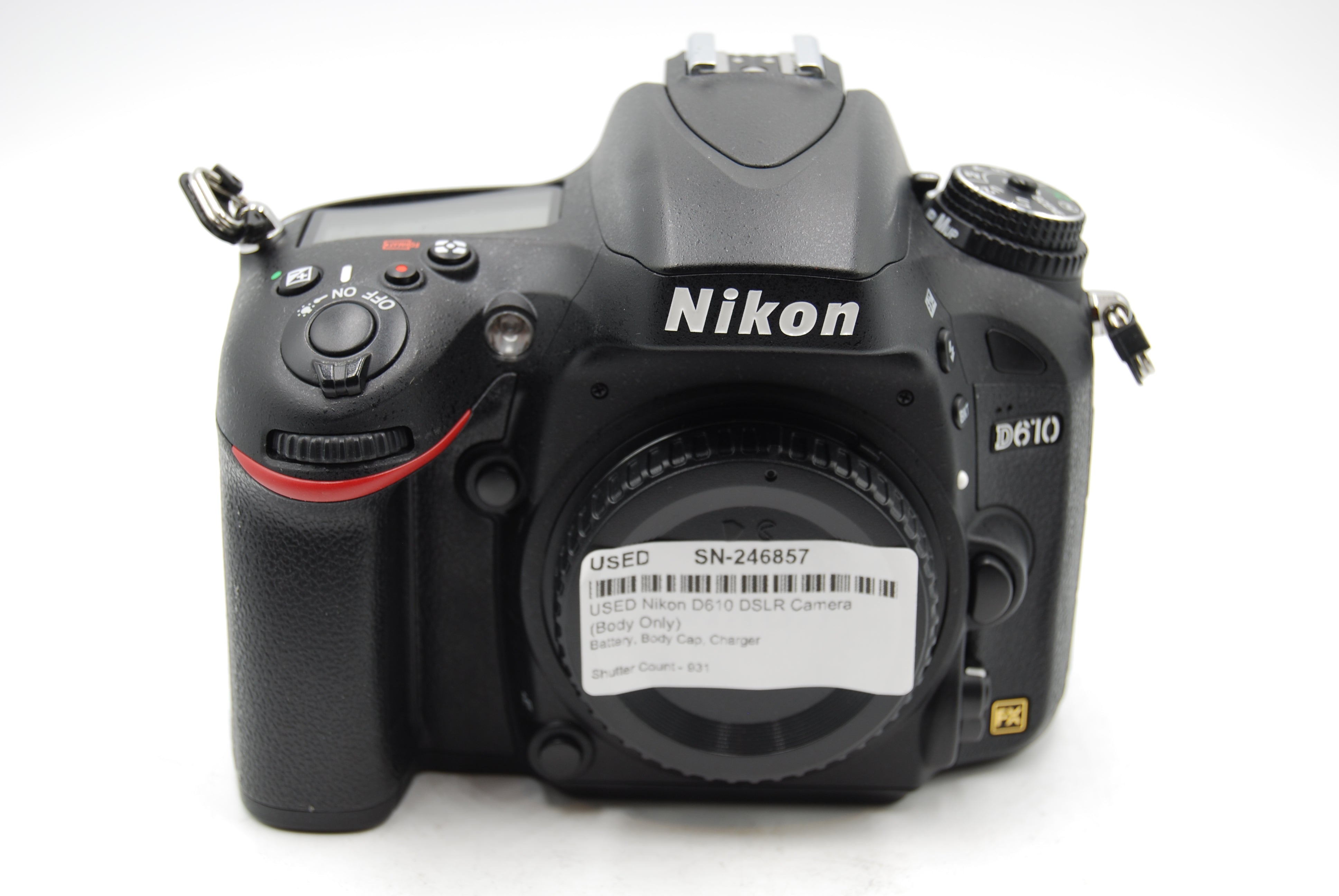 USED Nikon D610 DSLR Camera (Body Only)