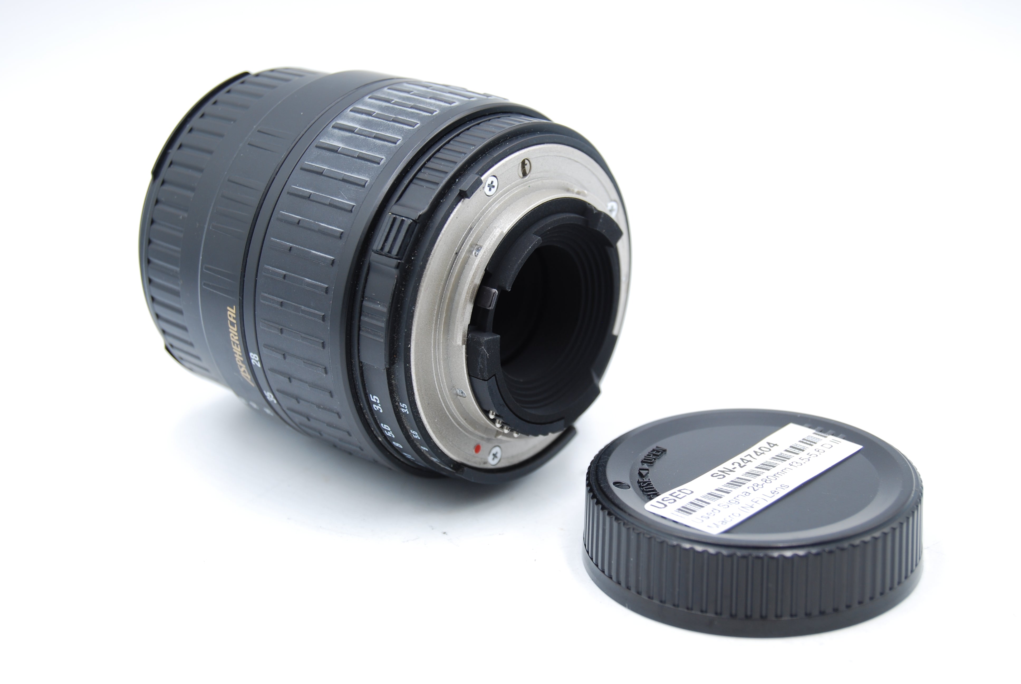 Used Sigma 28-80mm f3.5-5.6 D II Macro (N-F) Lens