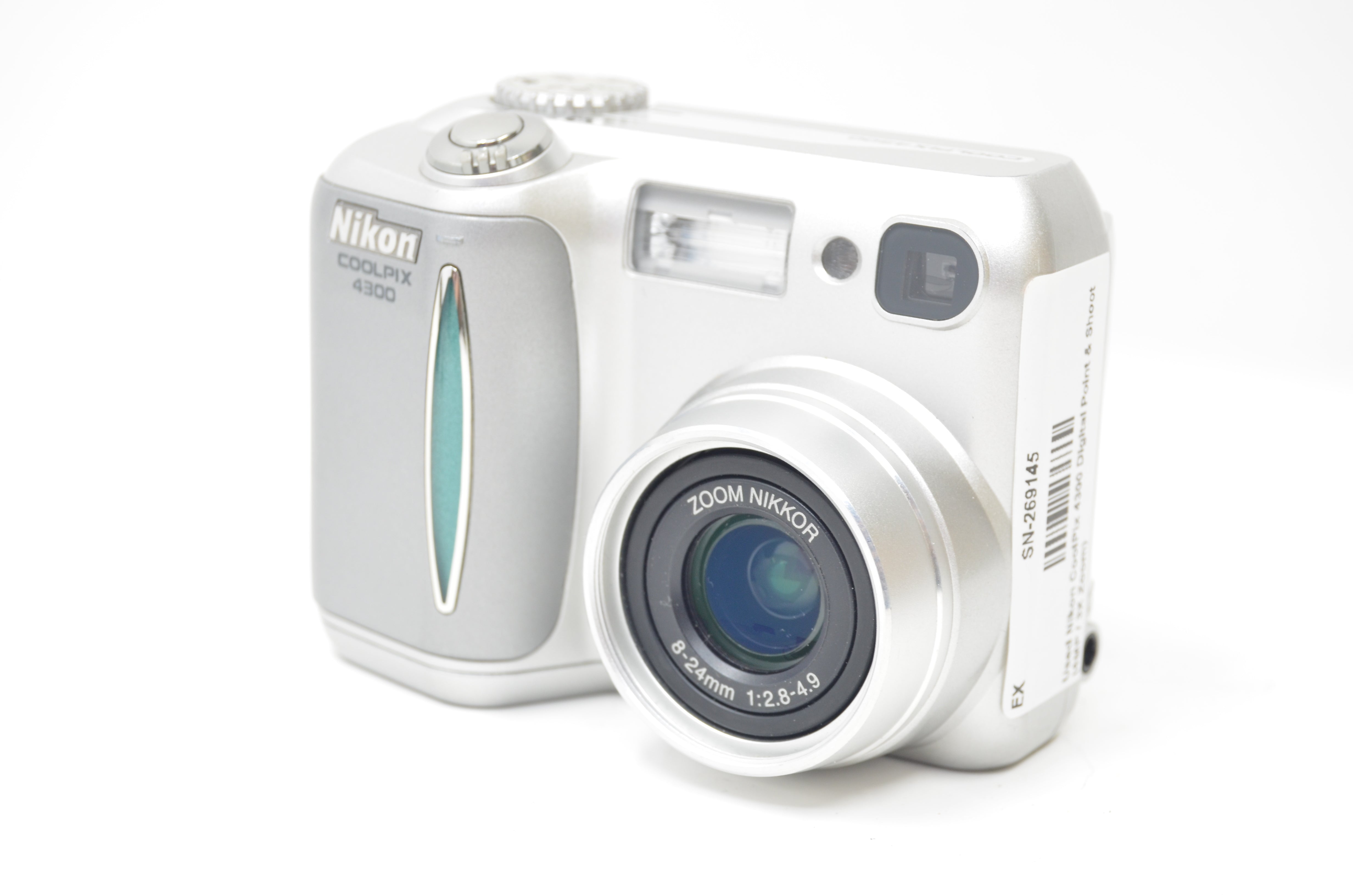 Used Nikon CoolPix 4300 Digital Point & Shoot (4MP / 3X Zoom)