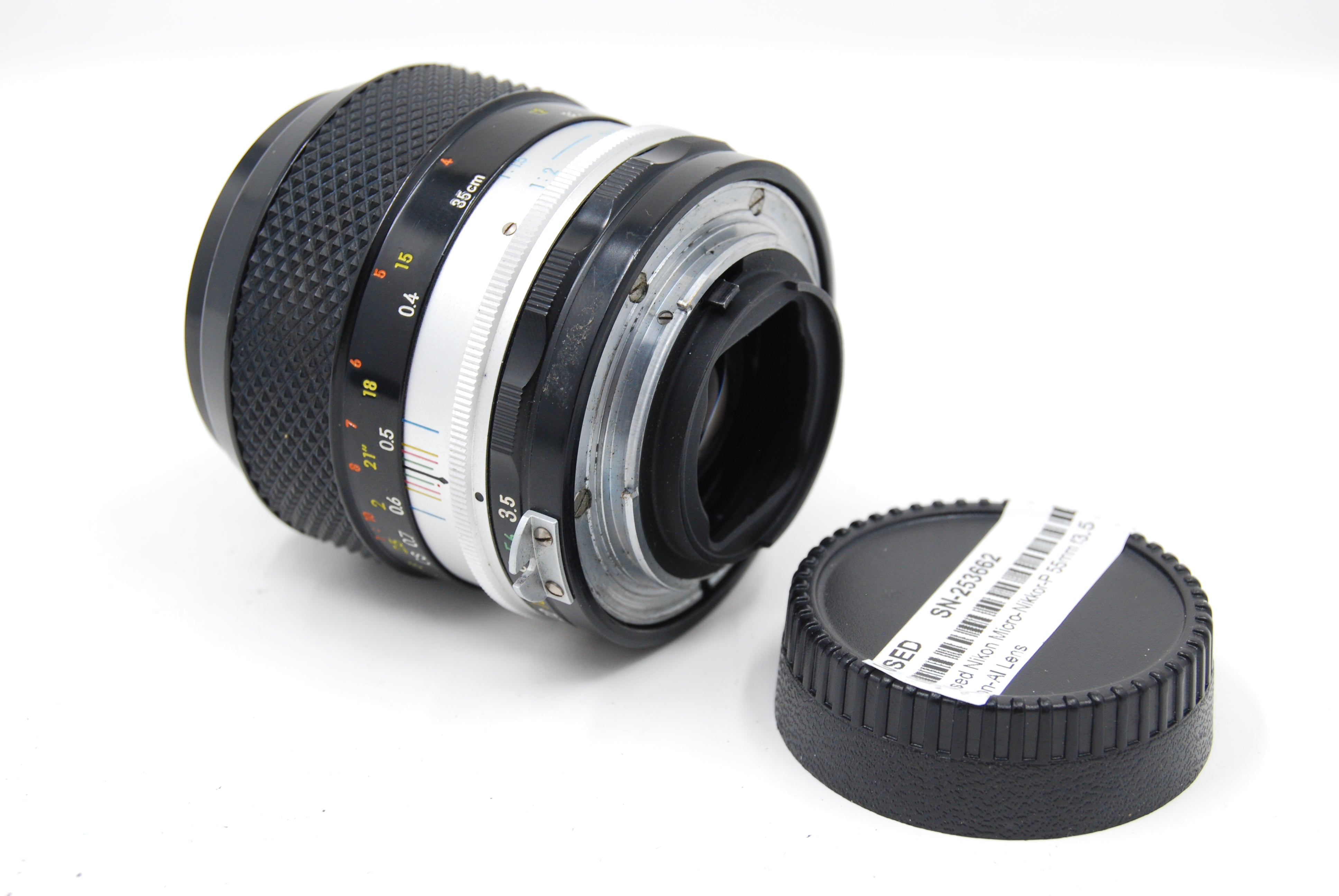 Used Nikon Micro-Nikkor-P 55mm f3.5 Non-AI Lens