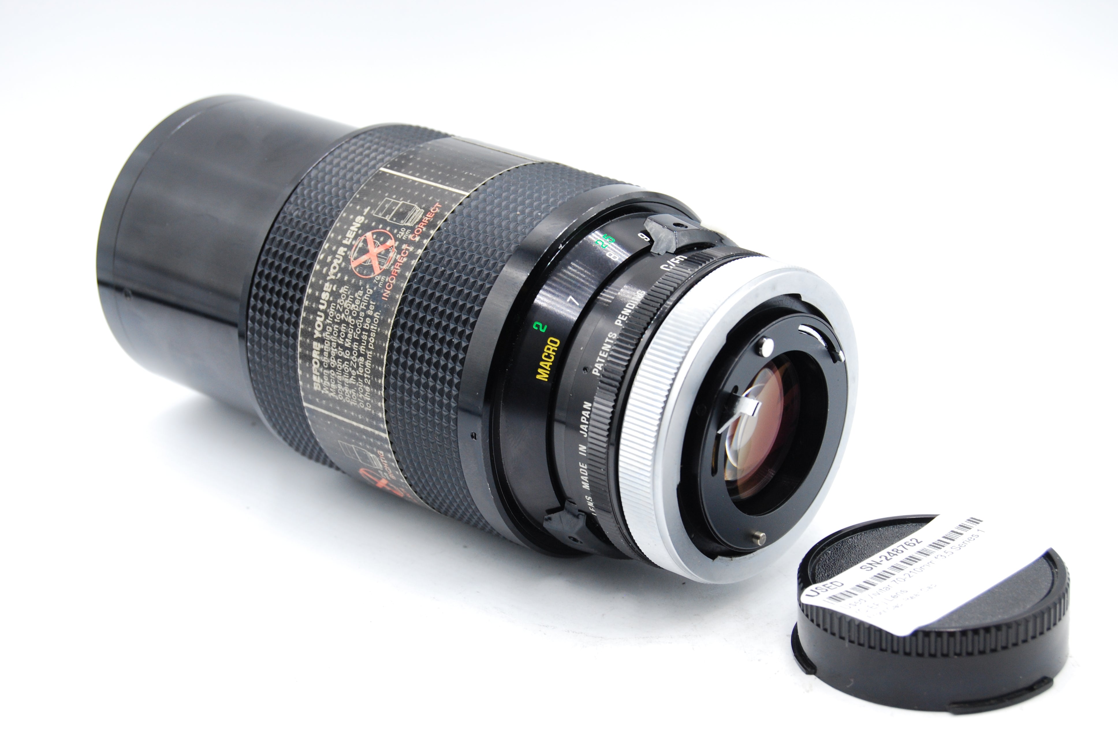 Used Vivitar 70-210mm f3.5 Series 1 (C-EF) Lens