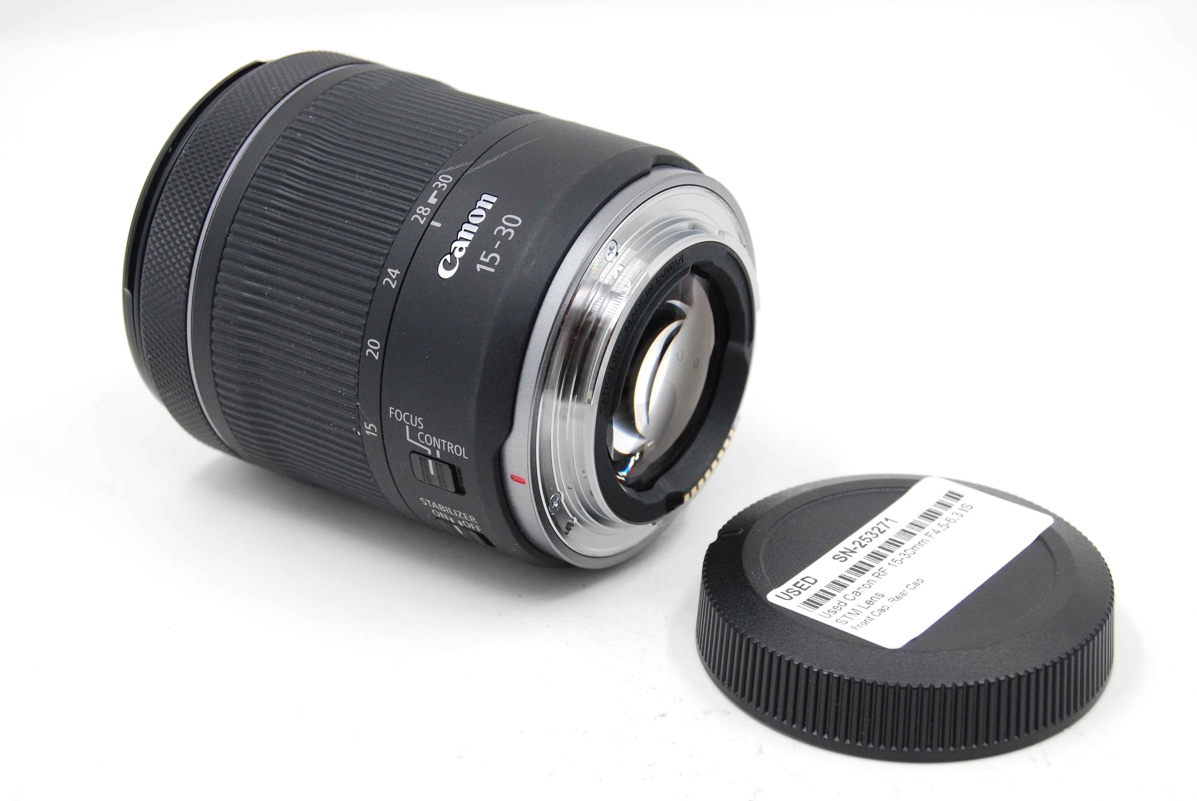 Used Canon RF 15-30mm F4.5-6.3 IS STM Lens