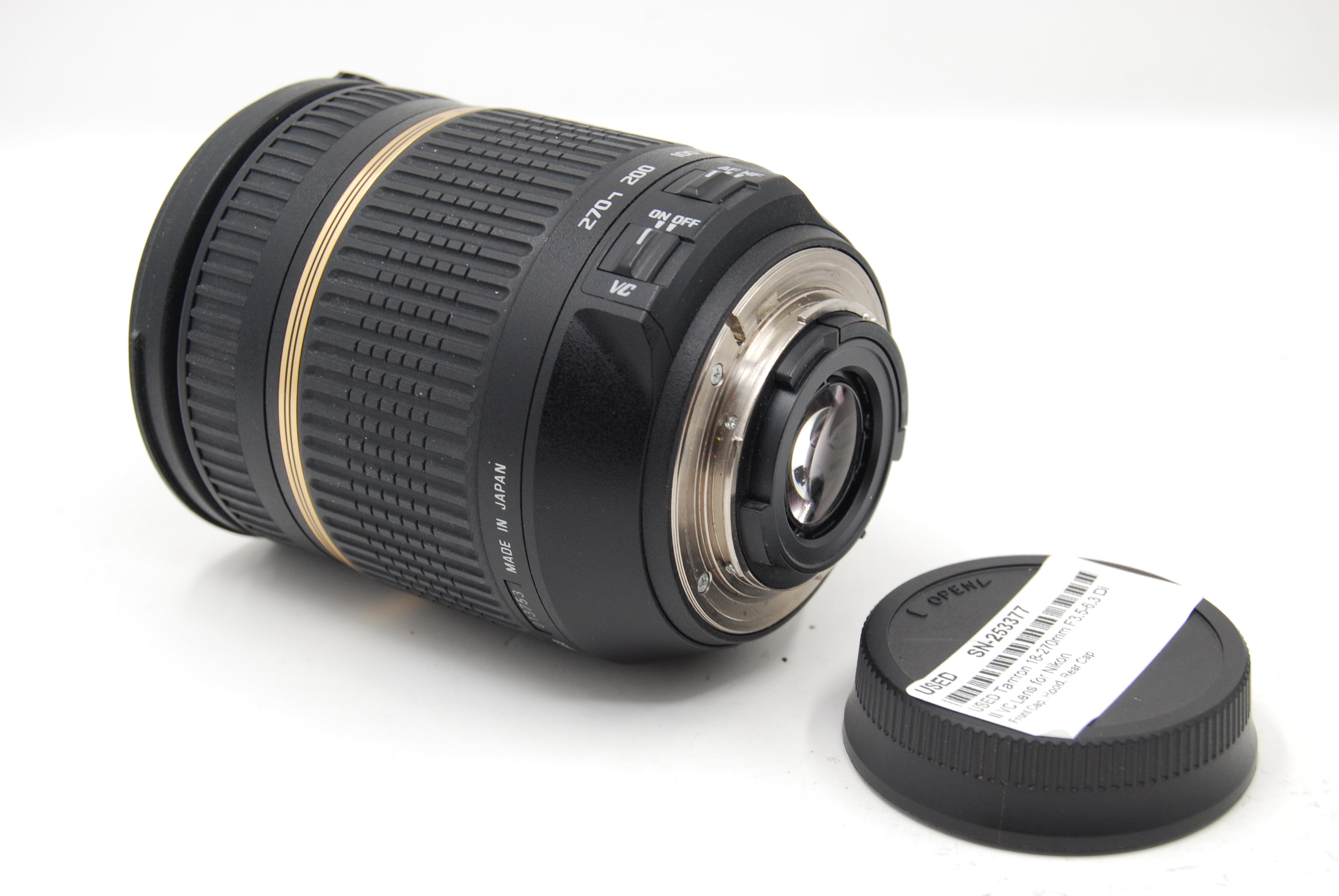 USED Tamron 18-270mm F3.5-6.3 Di II VC Lens for Nikon