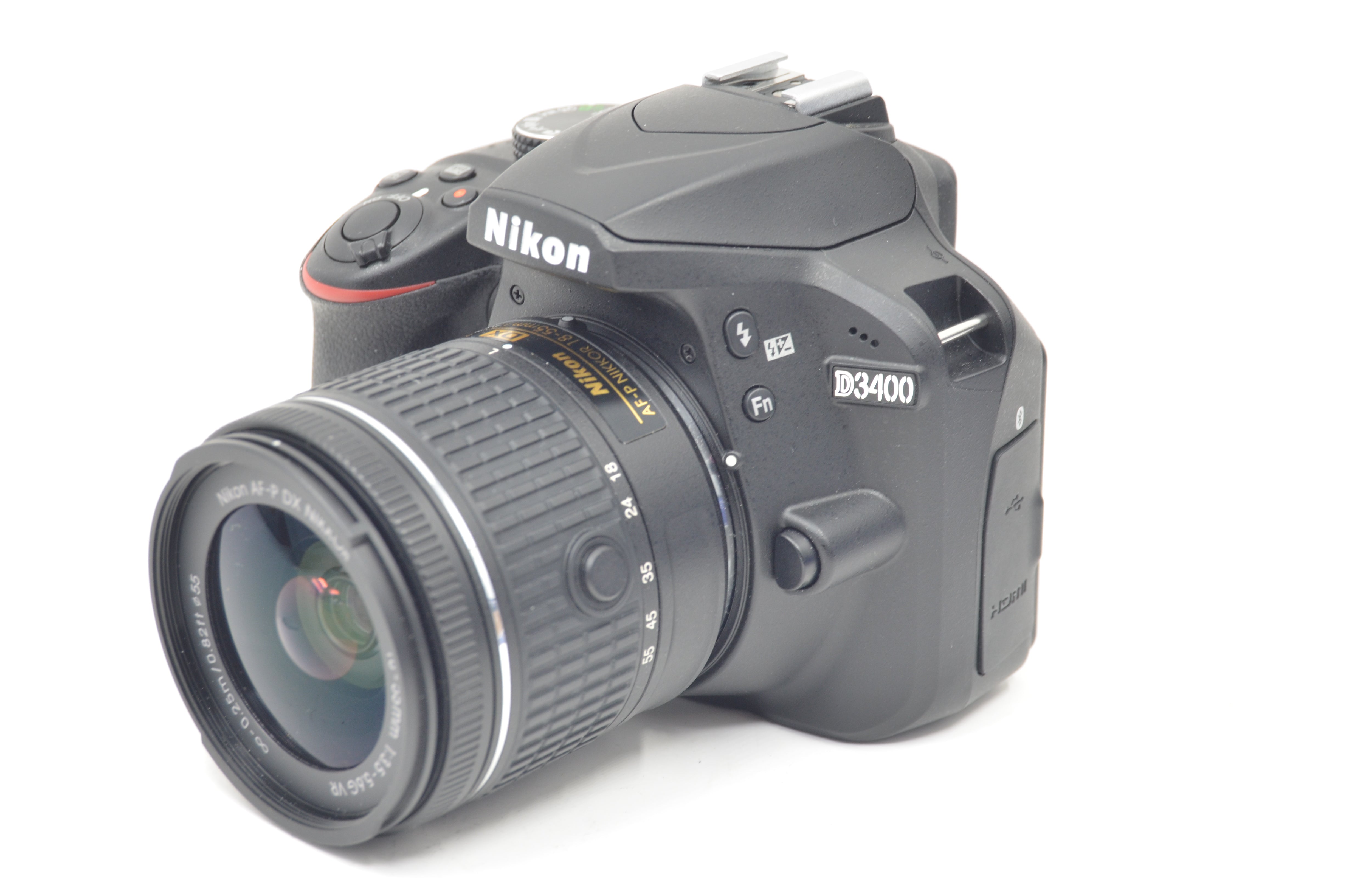 USED Nikon D3400 Digital SLR Kit (Black) with AF-P 18-55mm f3.5-5.6 G VR DX Lens
