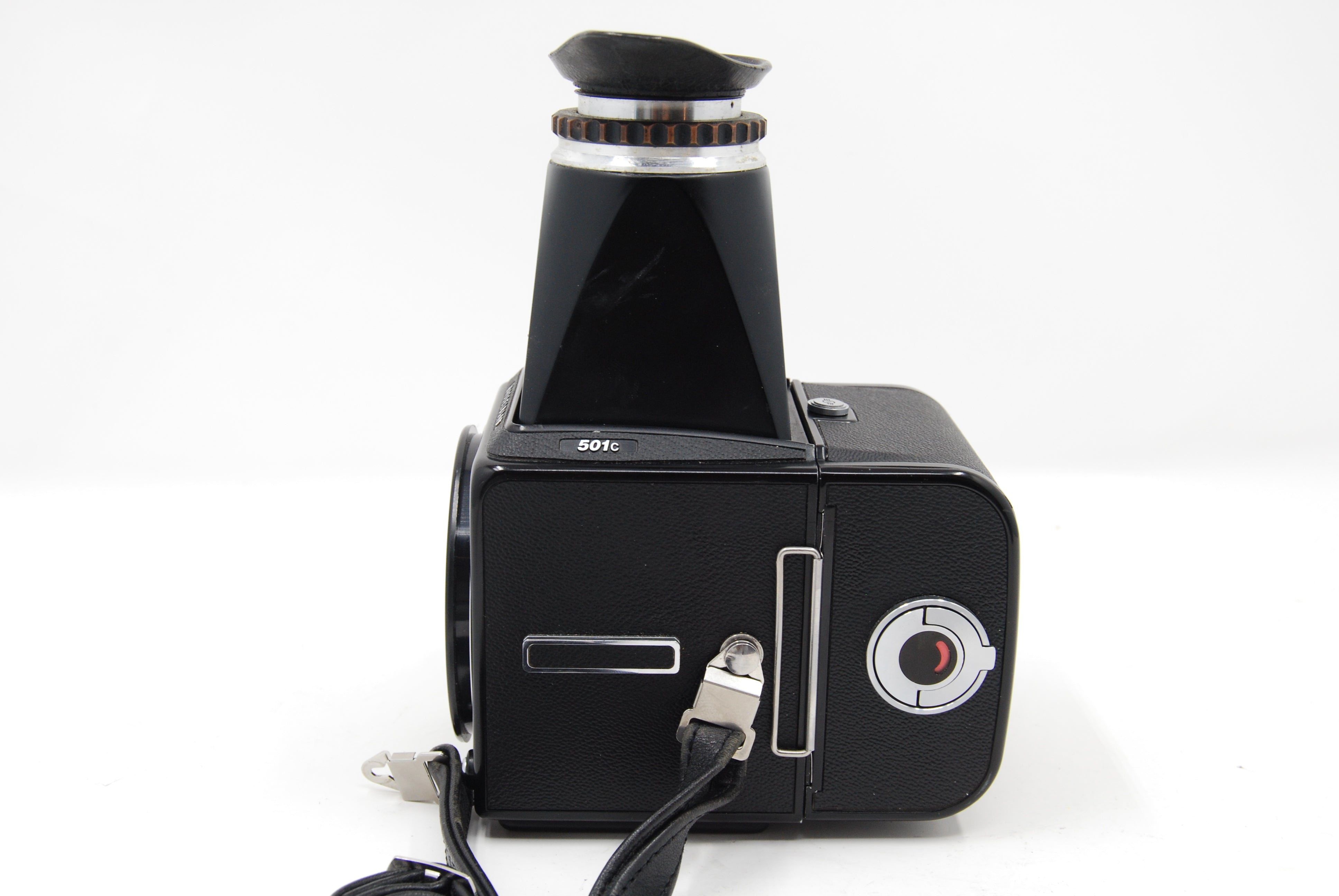 Used Hasselblad 501C w/ A12 Back & Chimney Finder (Black)