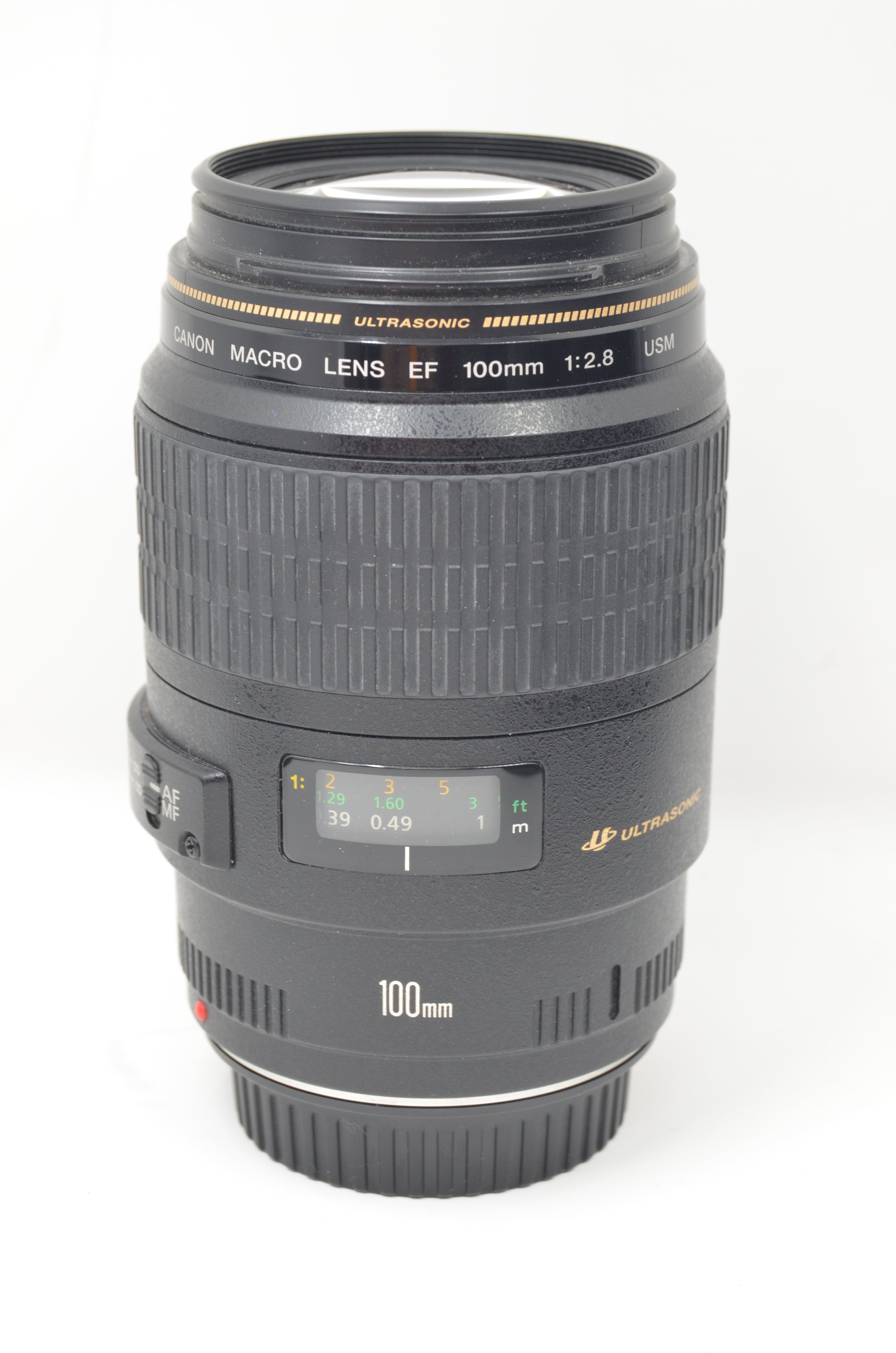 USED Canon 100mm F2.8 EF USM Macro Lens