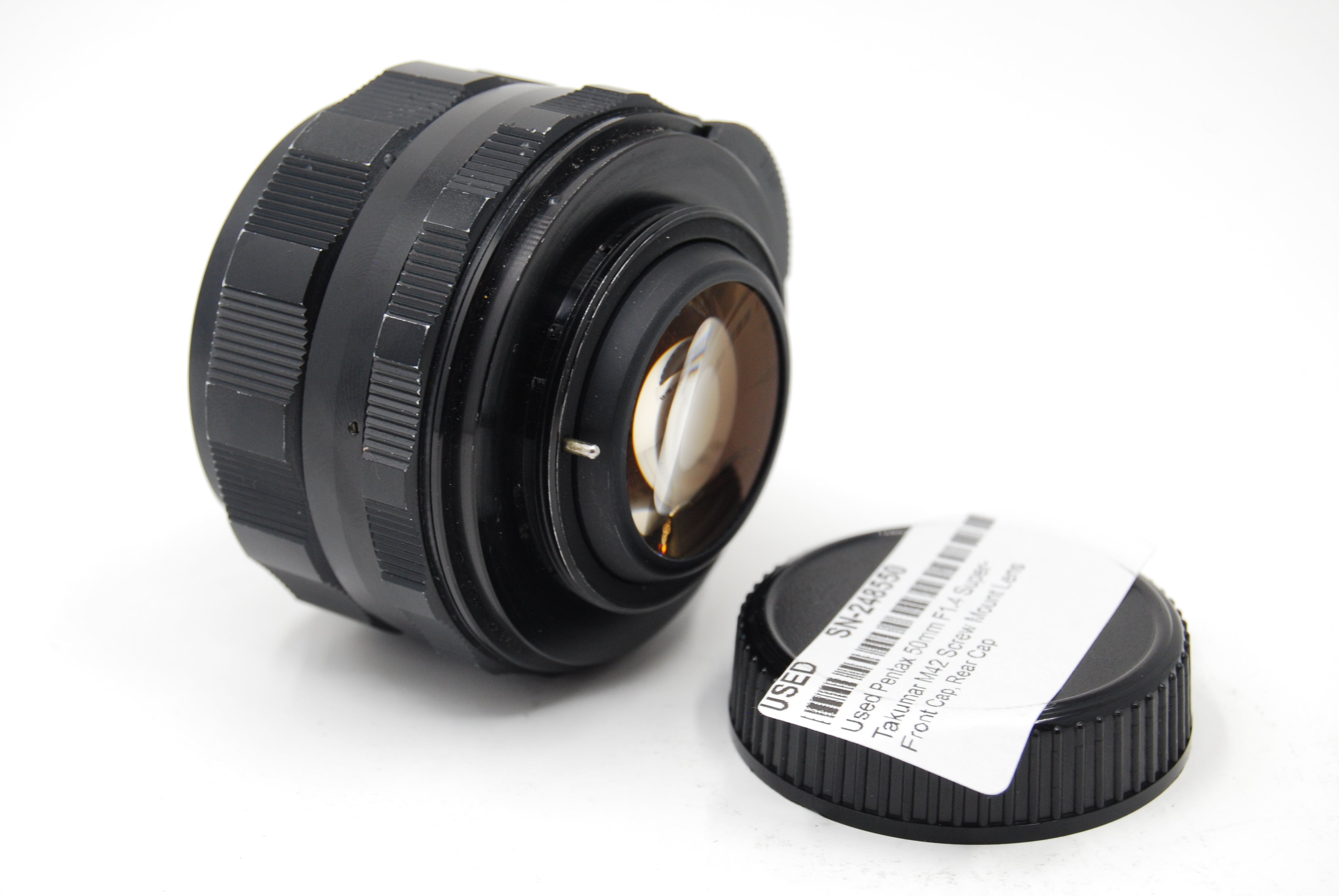 Used Pentax 50mm F1.4 Super-Takumar M42 Screw Mount Lens