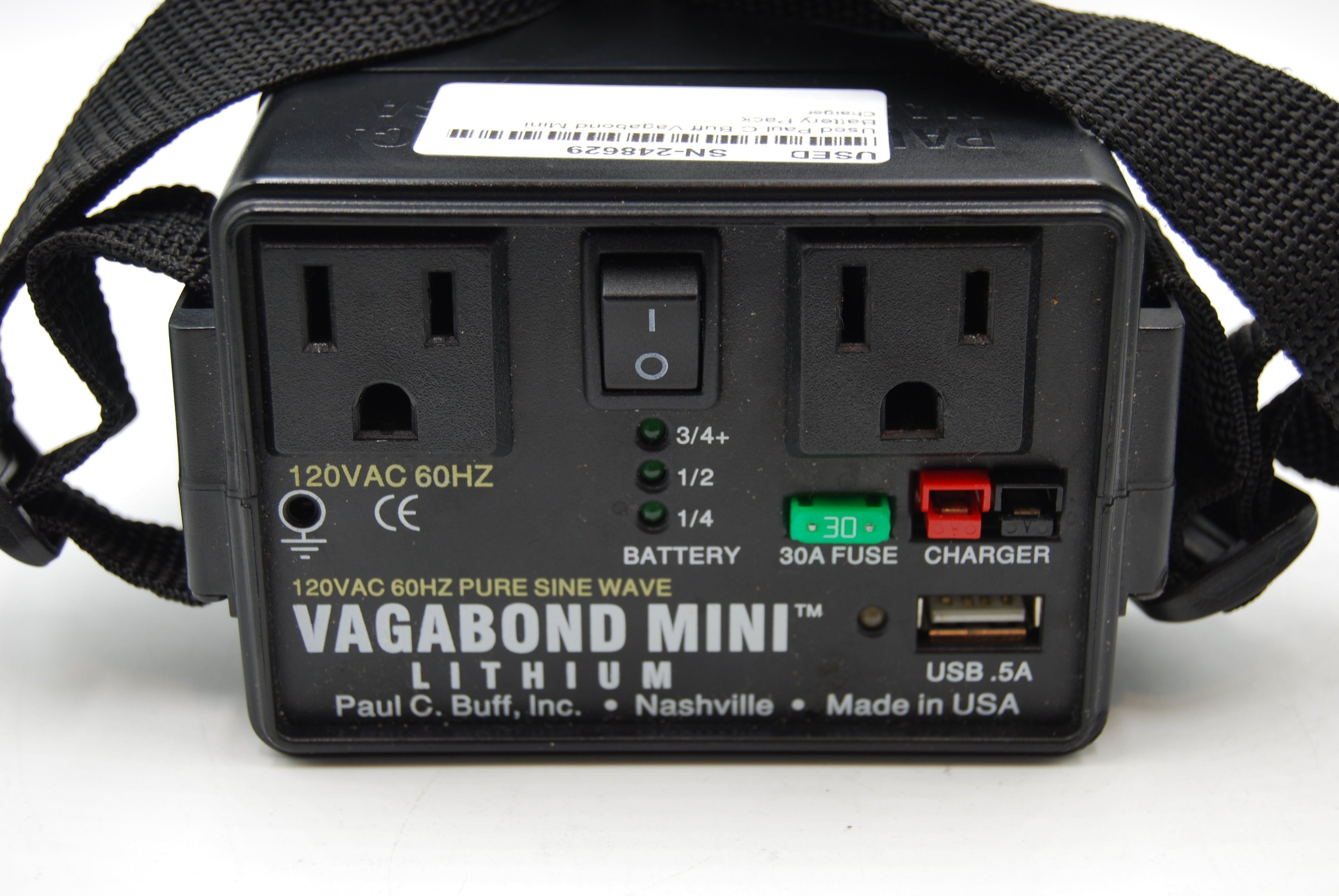 Used Paul C Buff Vagabond Mini Battery Pack
