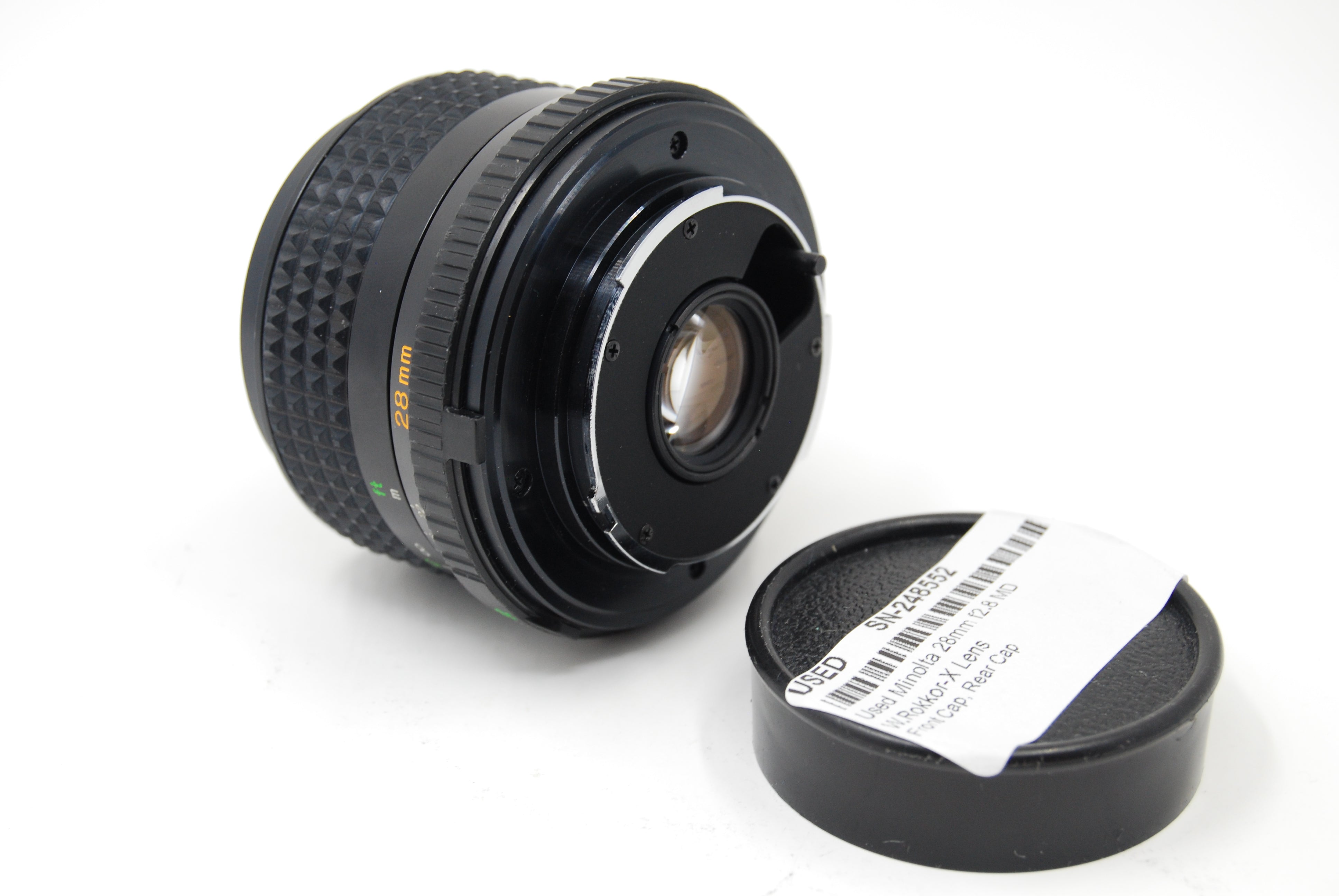 Used Minolta 28mm f2.8 MD W.Rokkor-X Lens