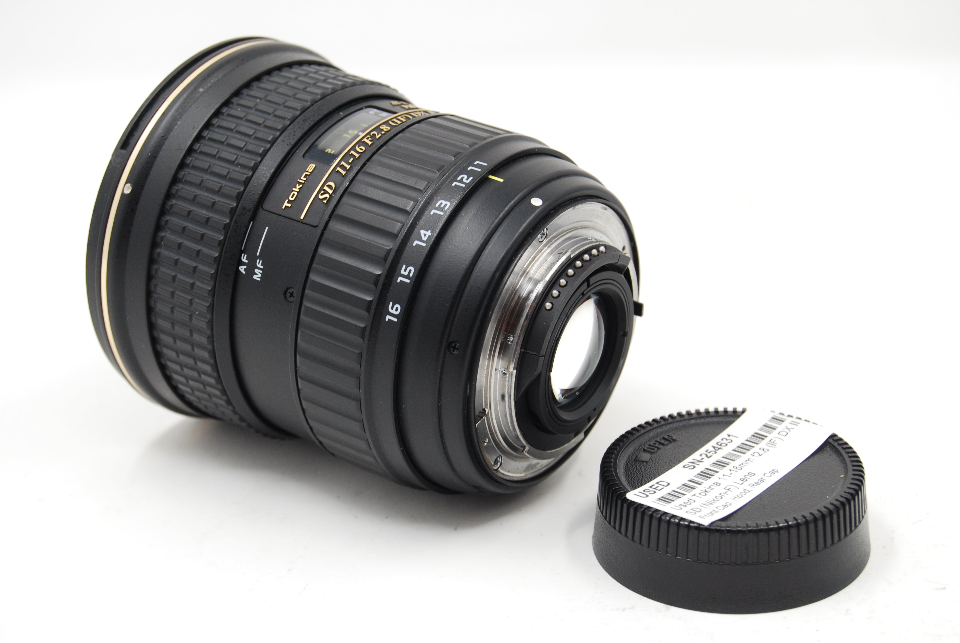Used Tokina 11-16mm f2.8 (IF) DX II SD (Nikon-F) Lens