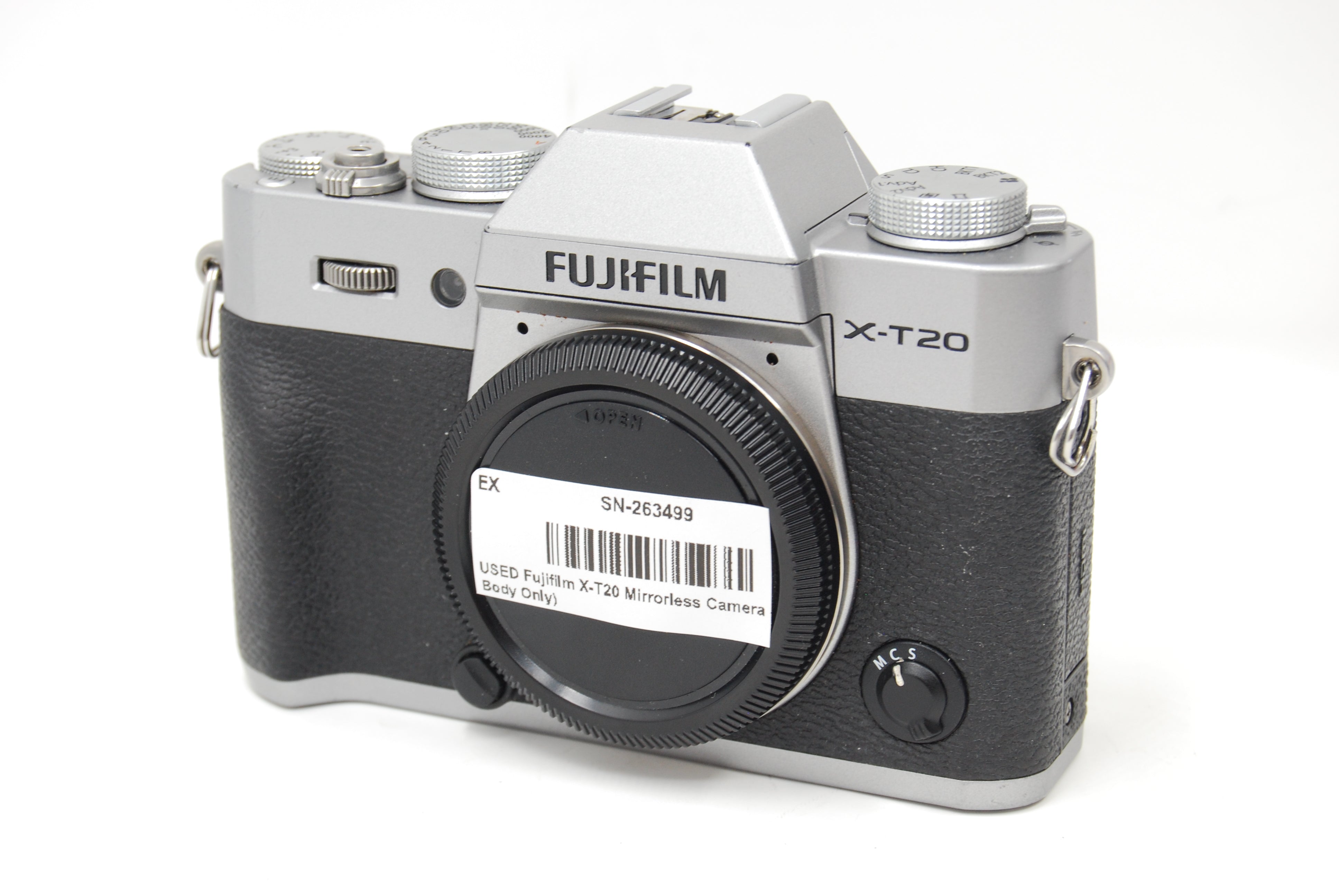 USED Fujifilm X-T20 Mirrorless Camera (Silver, Body Only)