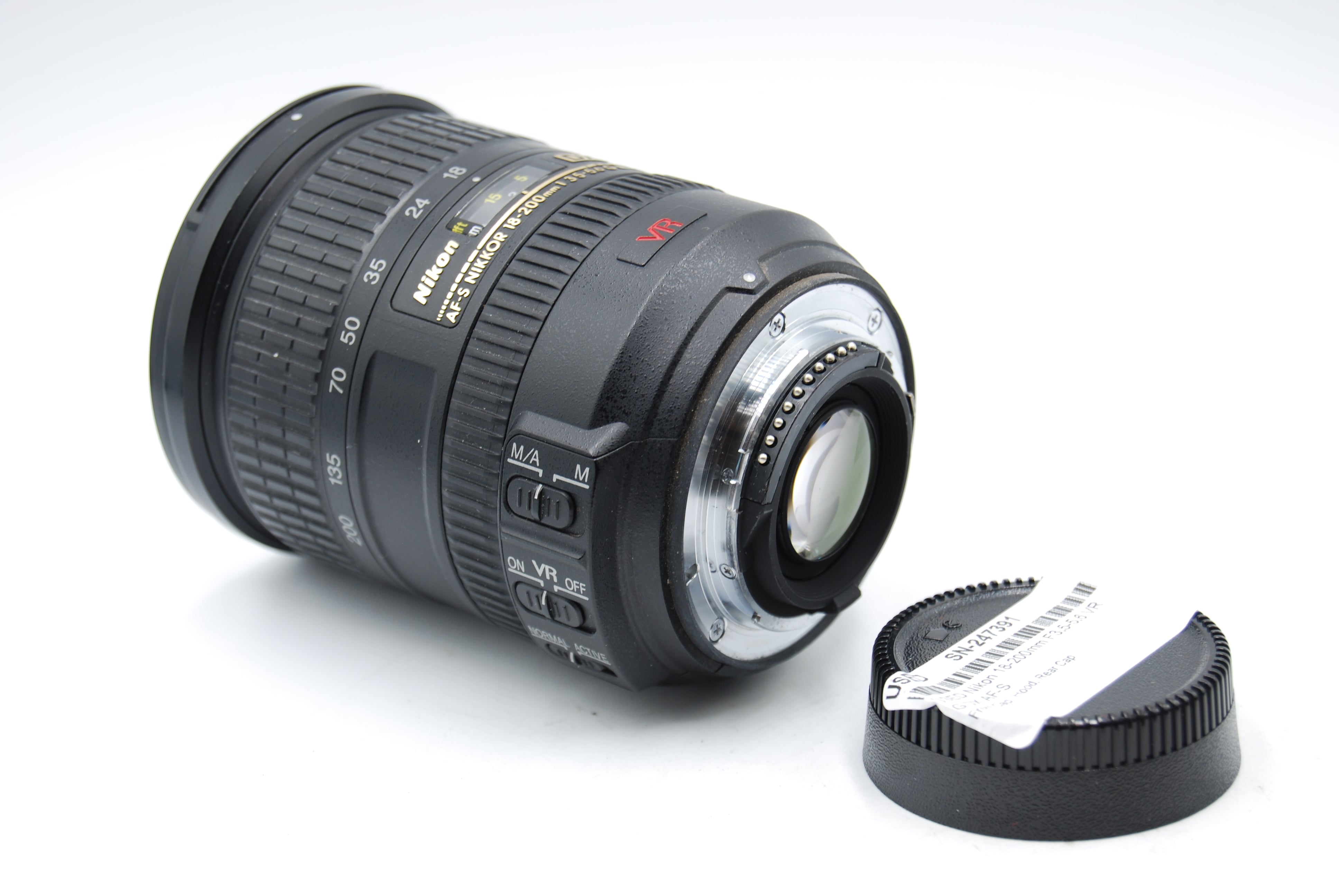 USED Nikon 18-200mm F3.5-5.6 VR G DX AF-S