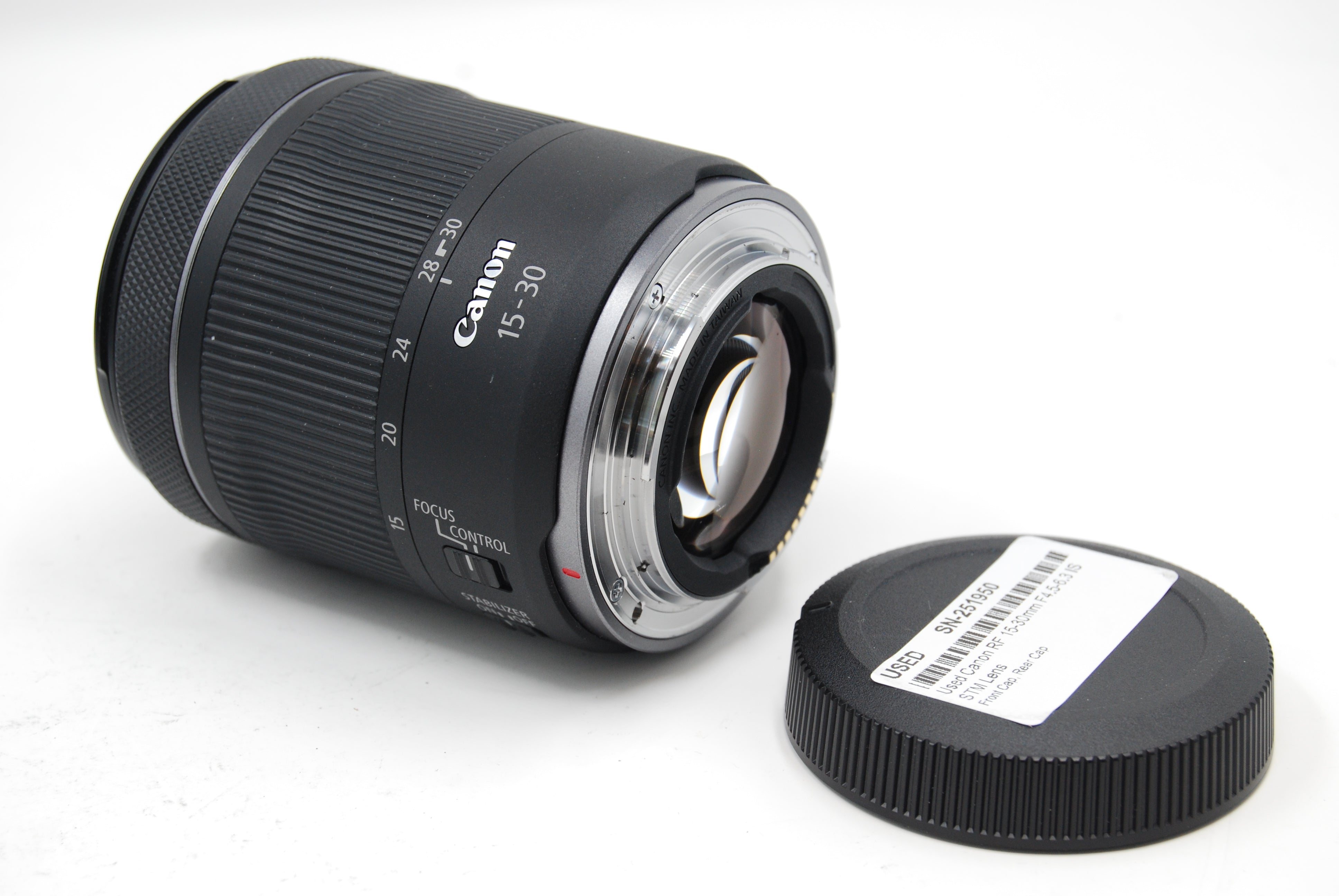 Used Canon RF 15-30mm F4.5-6.3 IS STM Lens