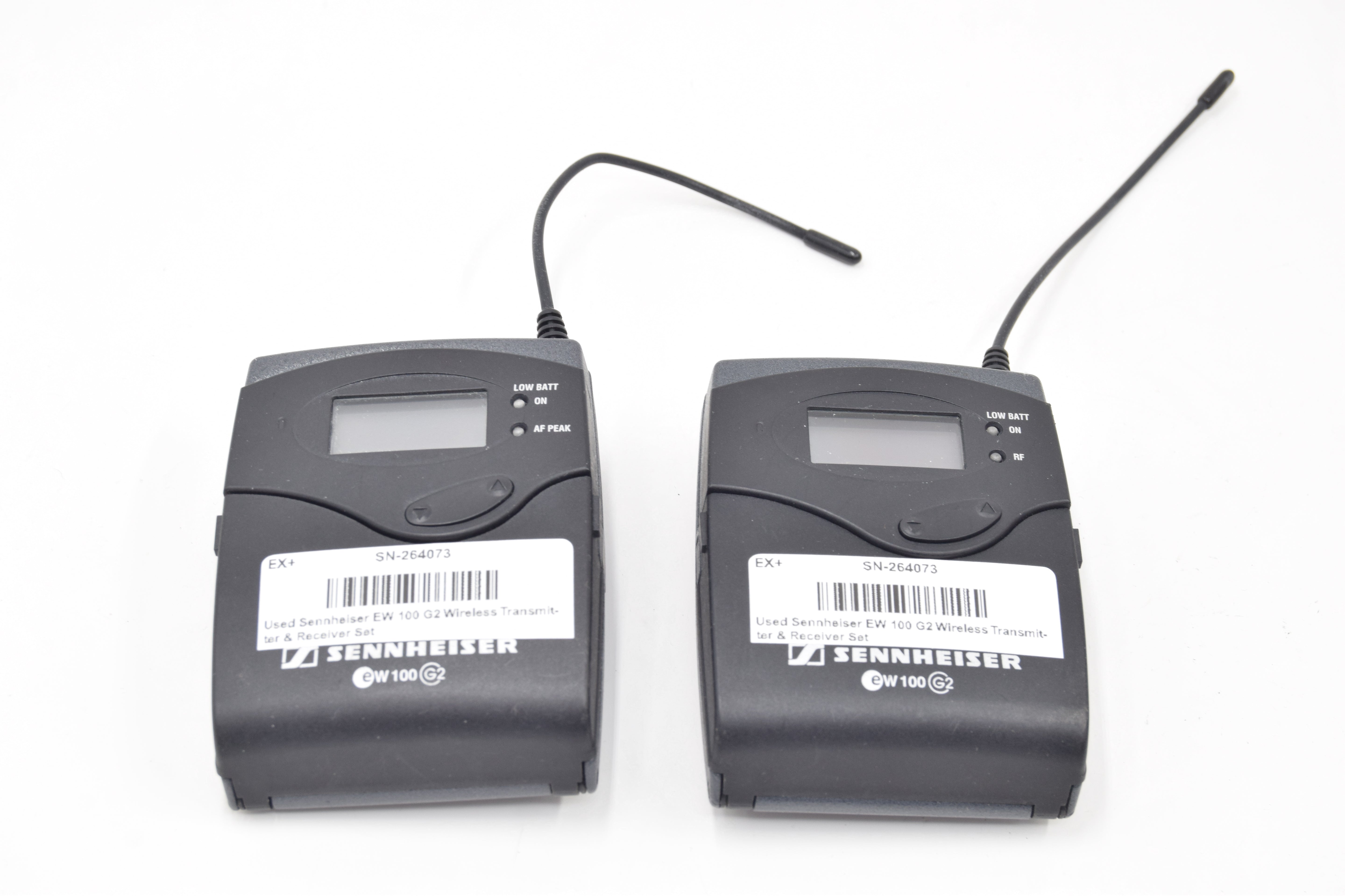Used Sennheiser EW 100 G2 Wireless Transmitter & Receiver Set