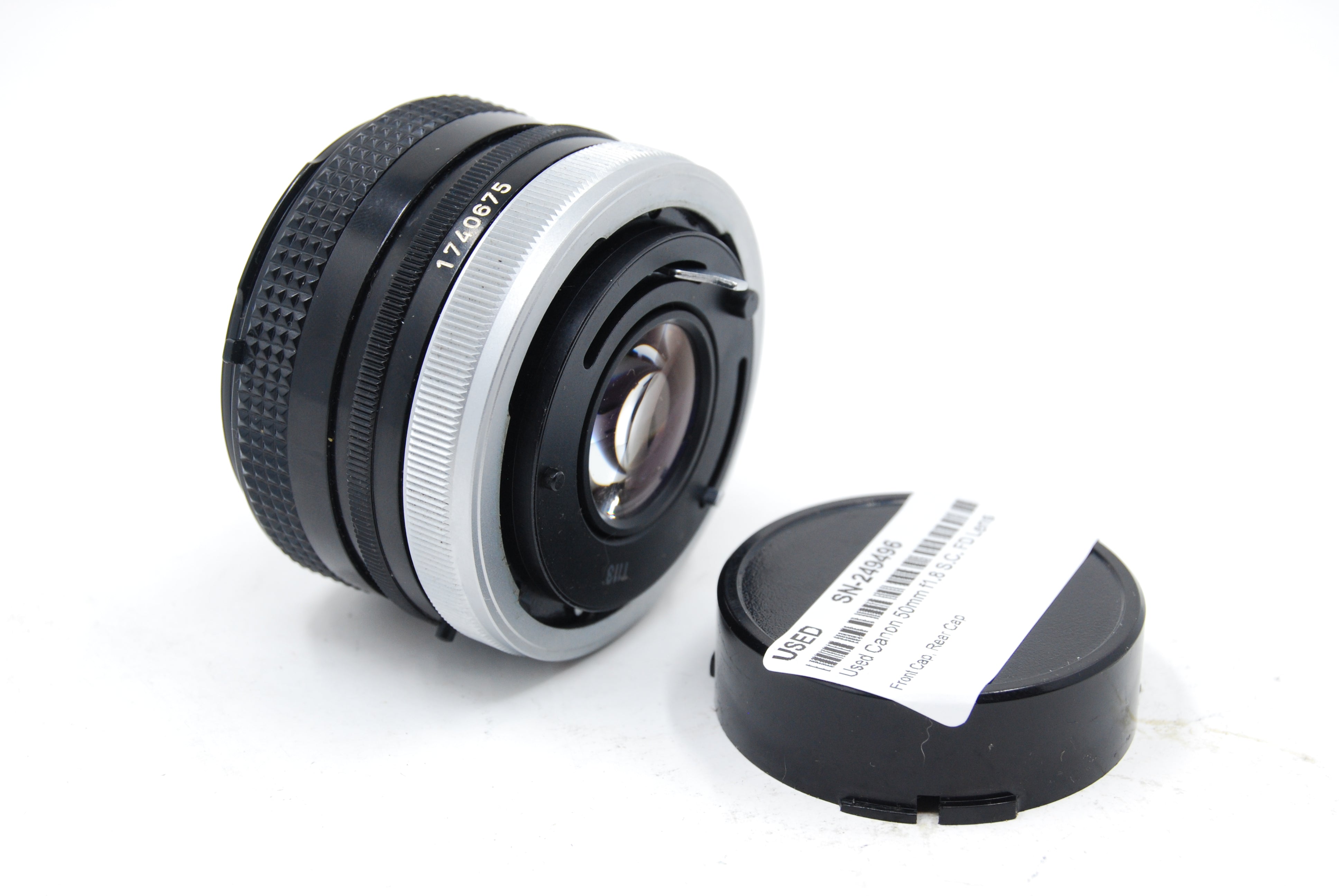 Used Canon 50mm f1.8 S.C. FD Lens