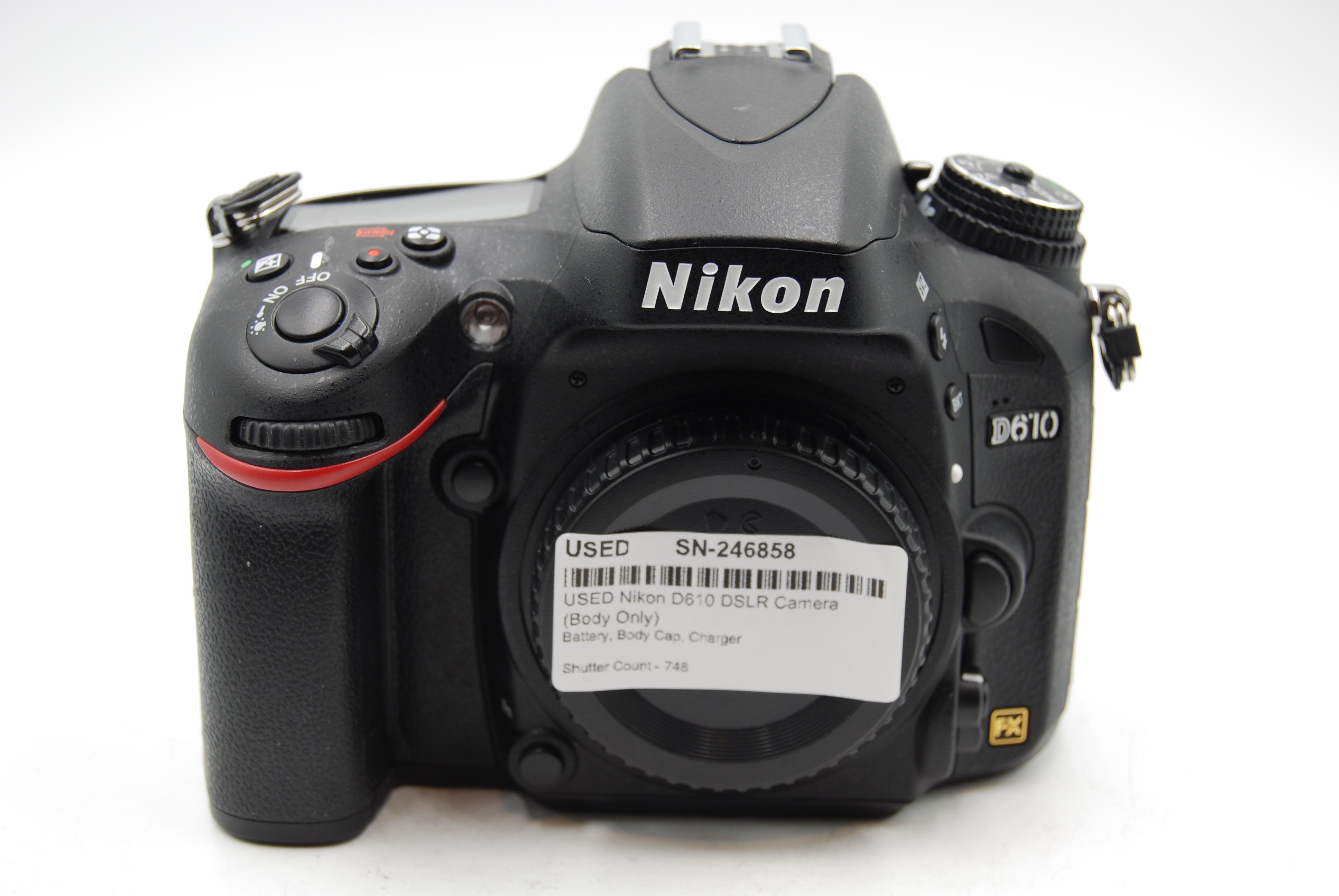USED Nikon D610 DSLR Camera (Body Only)