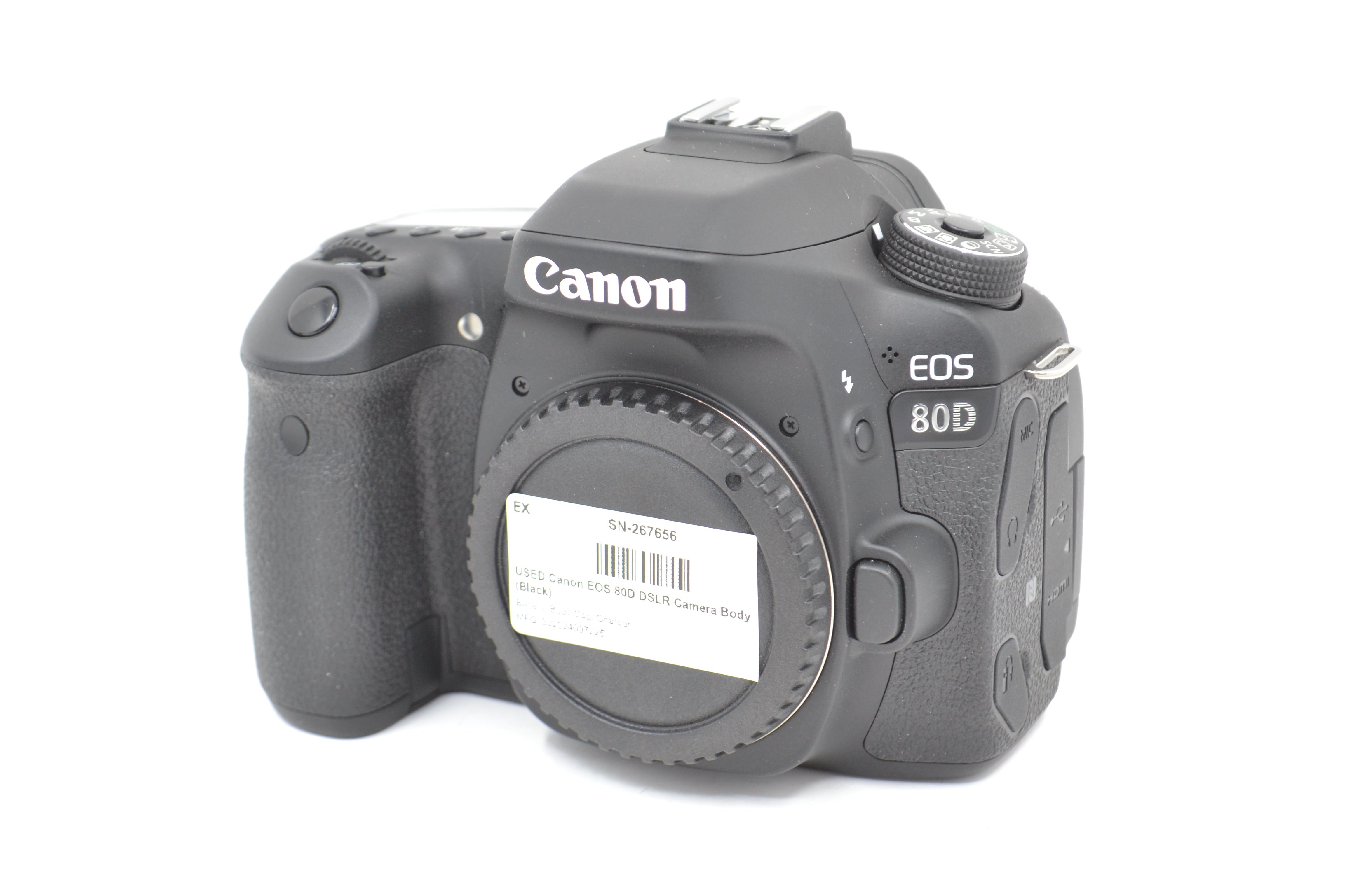 USED Canon EOS 80D DSLR Camera Body (Black)