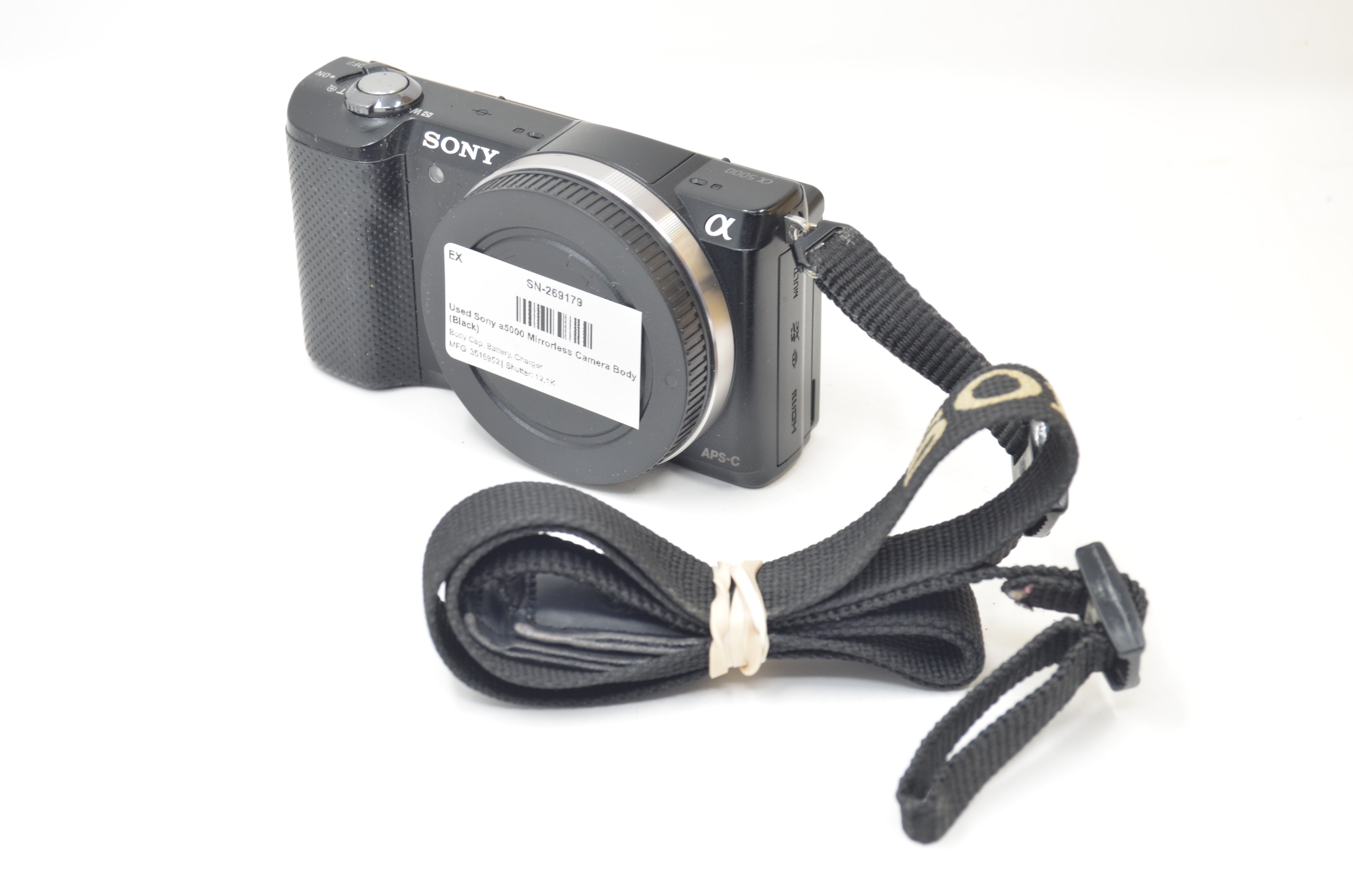 Used Sony a5000 Mirrorless Camera Body (Black)