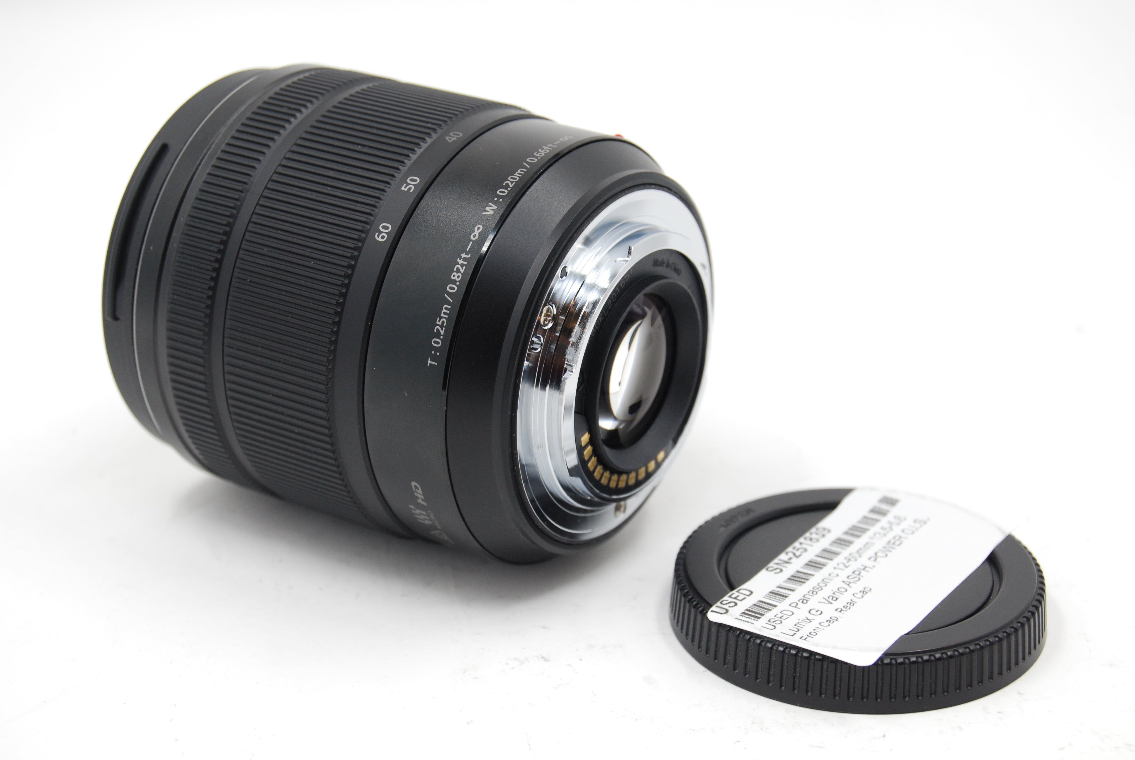 USED Panasonic 12-60mm f/3.5-5.6 Lumix G Vario ASPH. POWER O.I.S. Lens