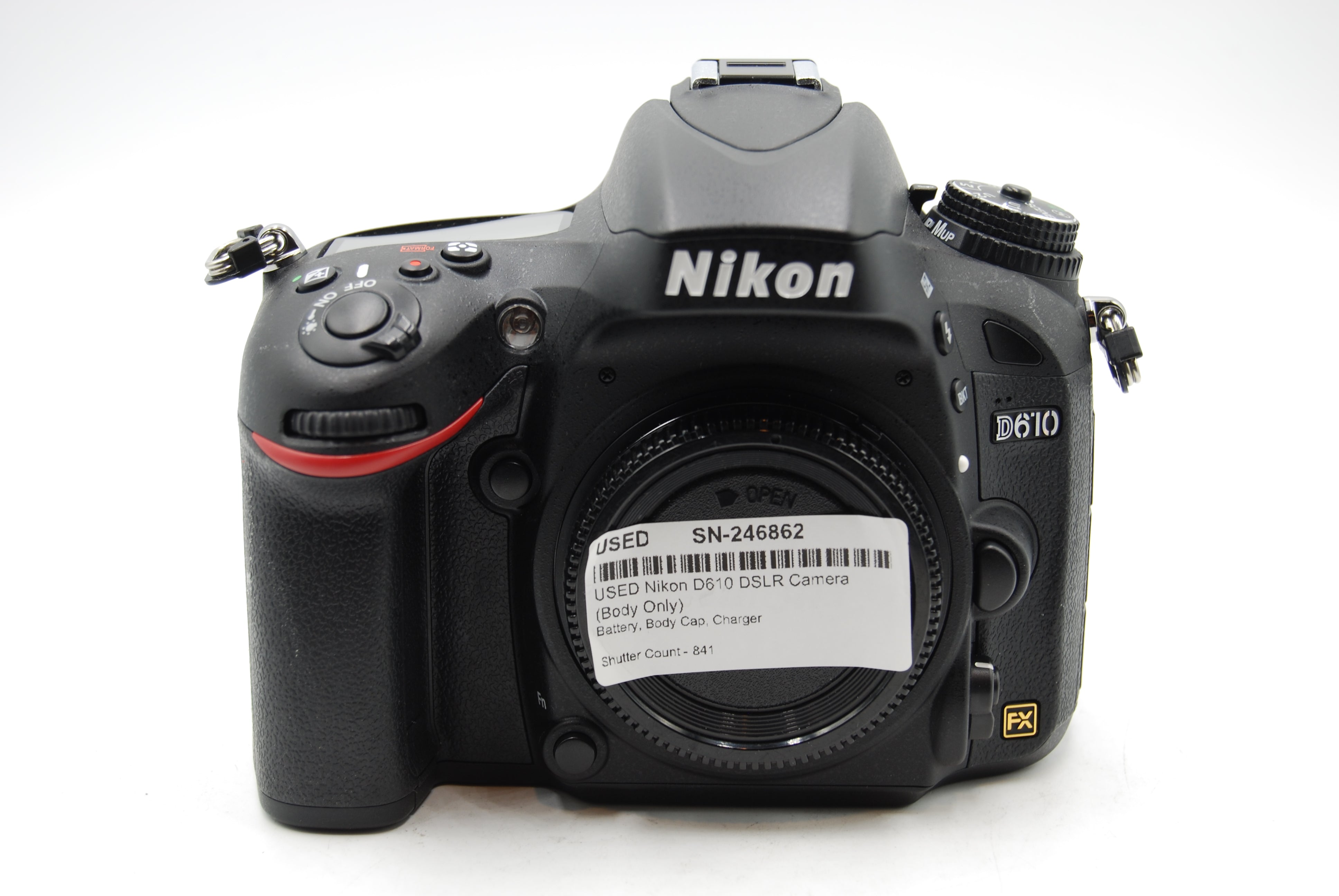 USED Nikon D610 DSLR Camera (Body Only)