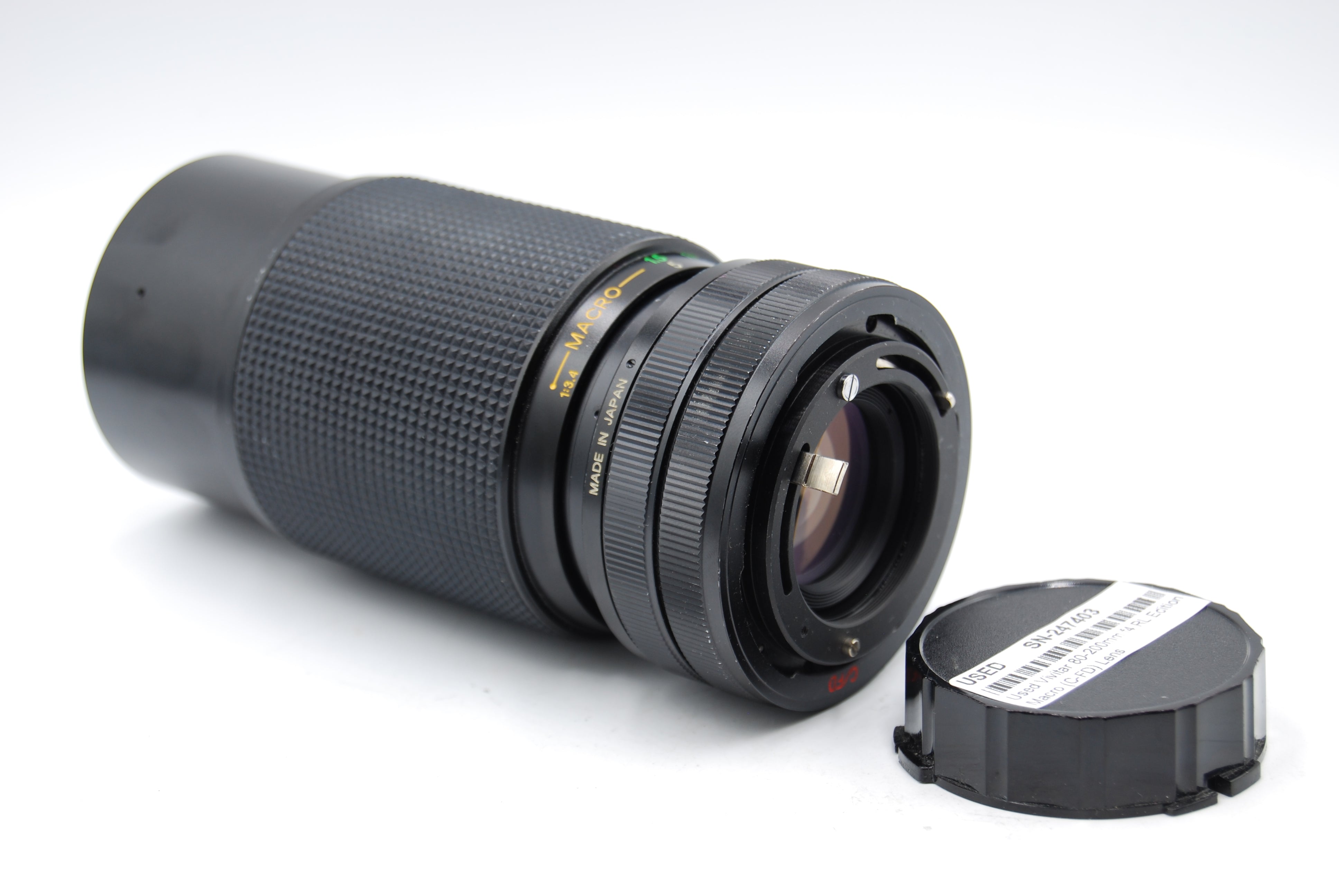 Used Vivitar 80-200mm f4 RL Edition Macro (C-FD) Lens